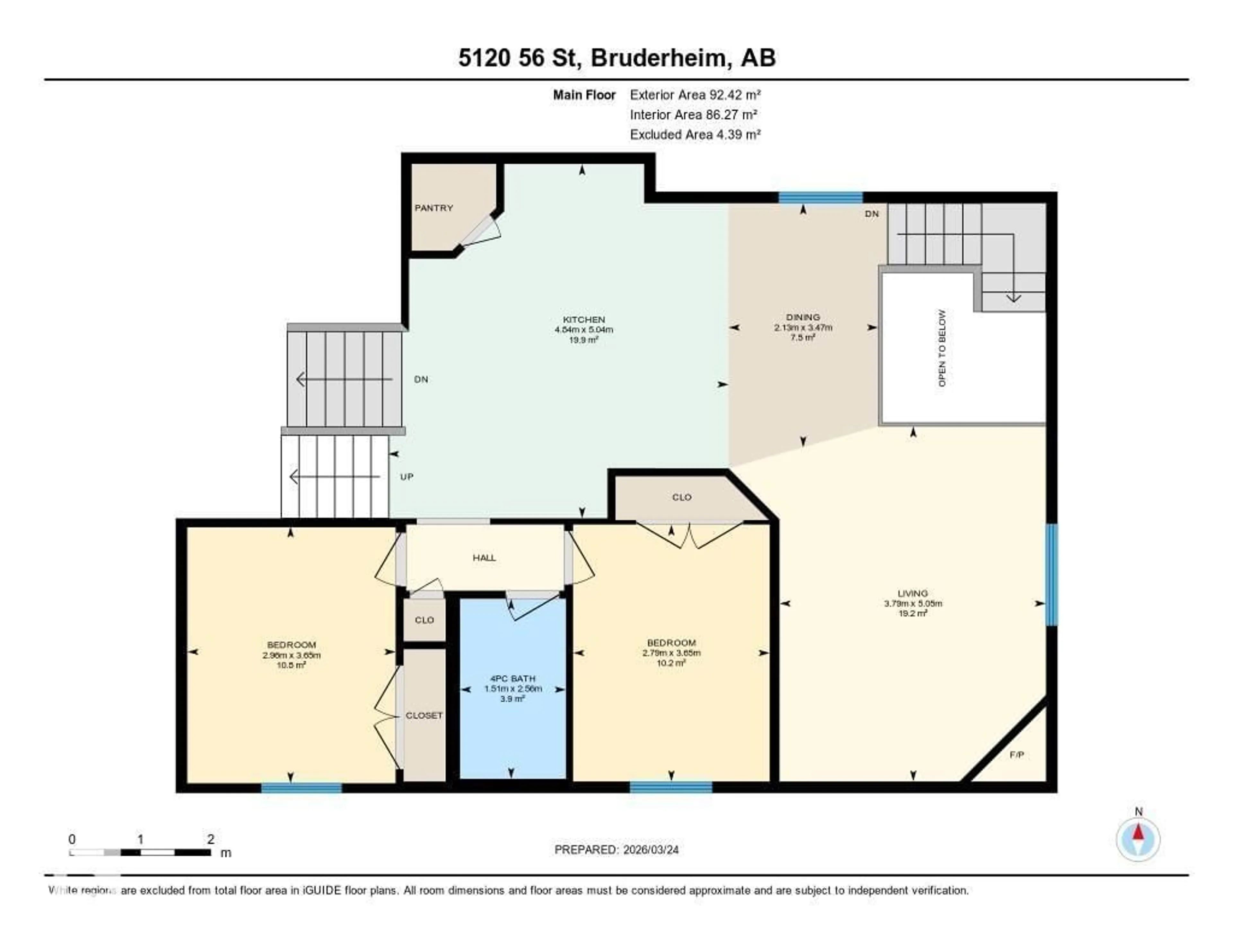 Floor plan for 5120 56 ST, Bruderheim Alberta T0B0S0
