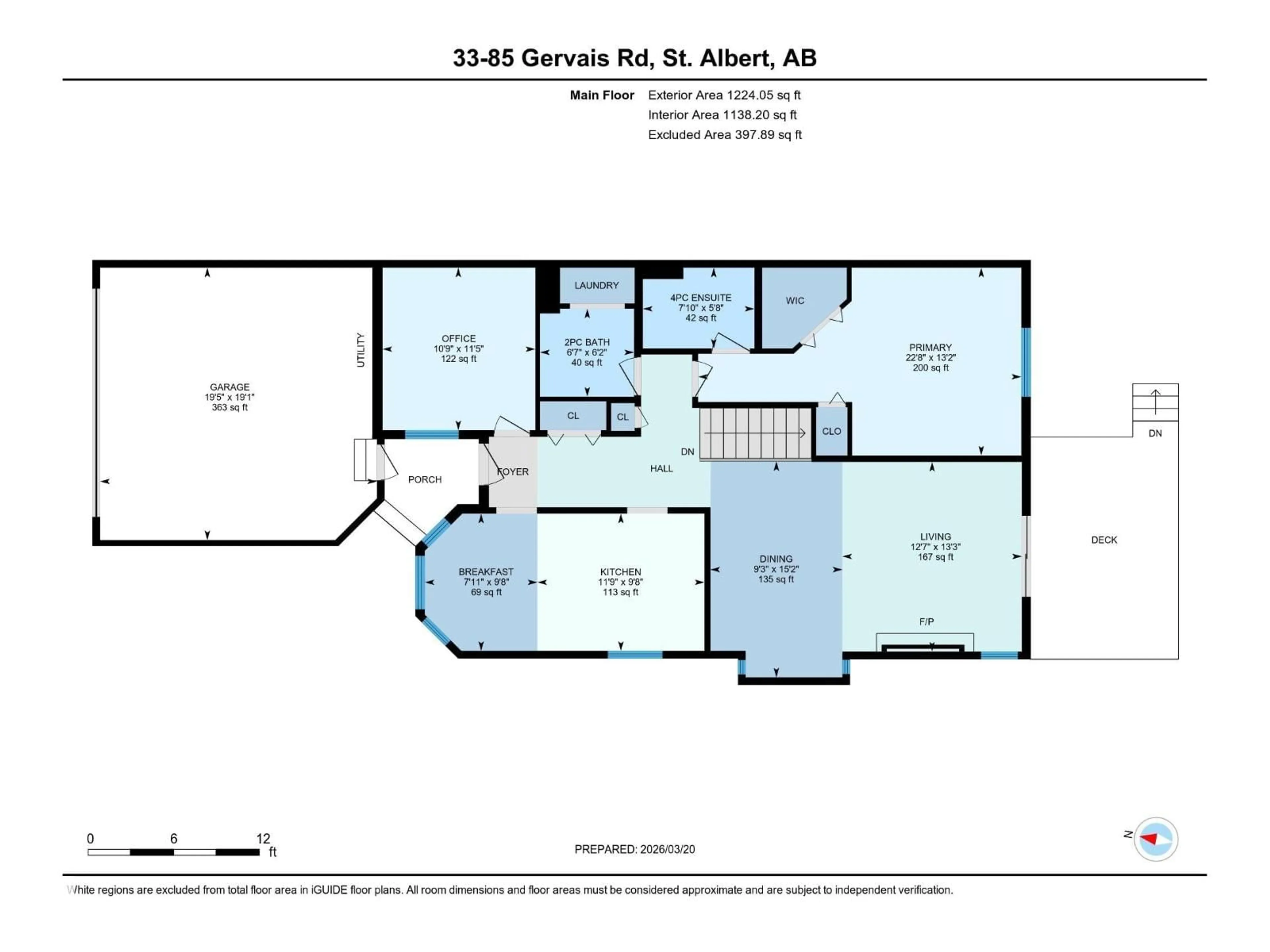 Floor plan for 85 - 33 GERVAIS RD, St. Albert Alberta T8N6H5