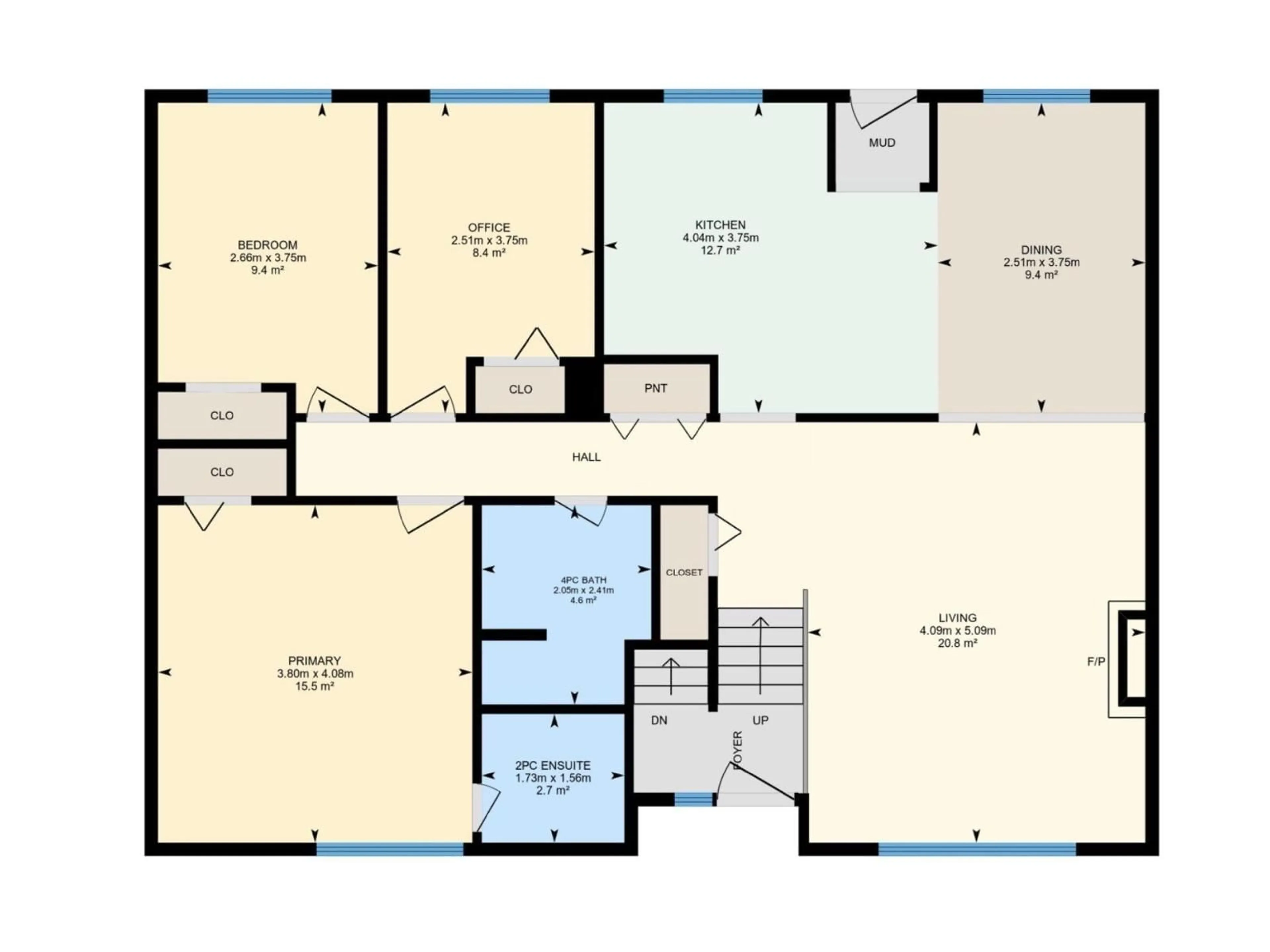 Floor plan for 4824 48 ST, Gibbons Alberta T0A1N0
