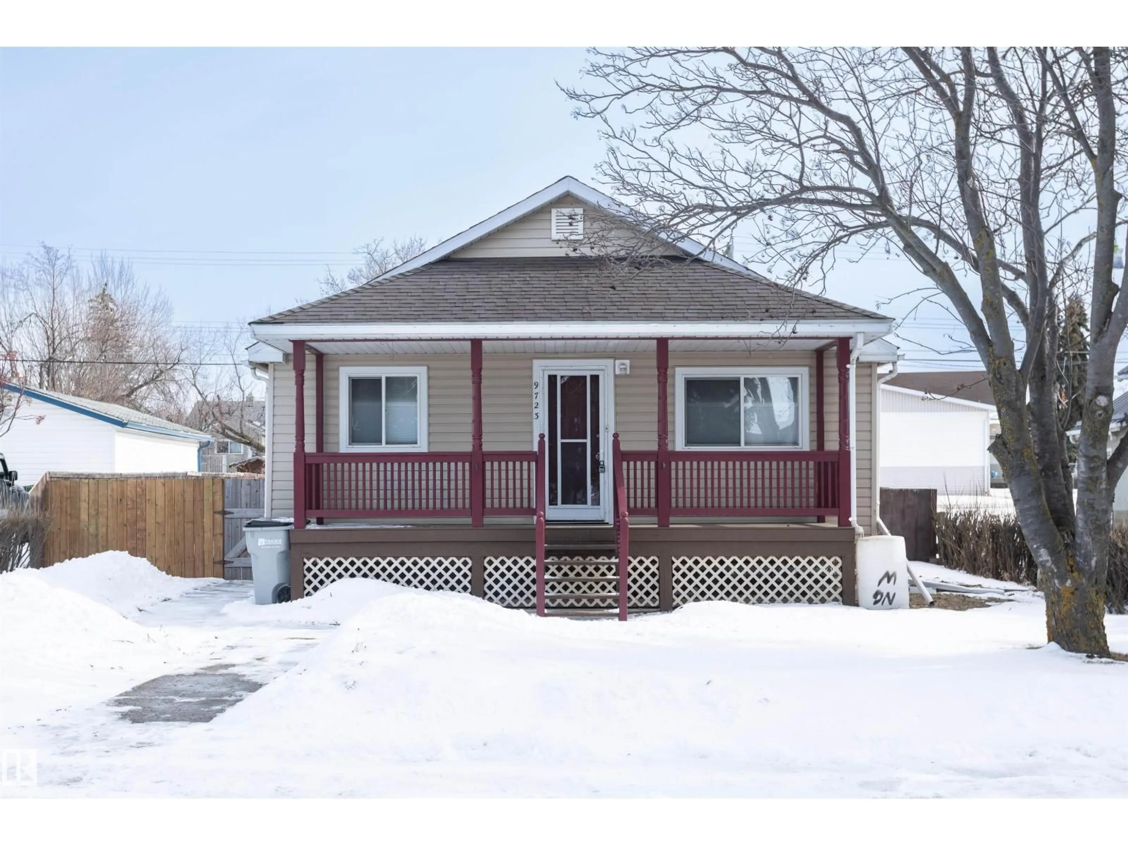 Home with vinyl exterior material, street for 9723 107 ST, Westlock Alberta T7P2K8