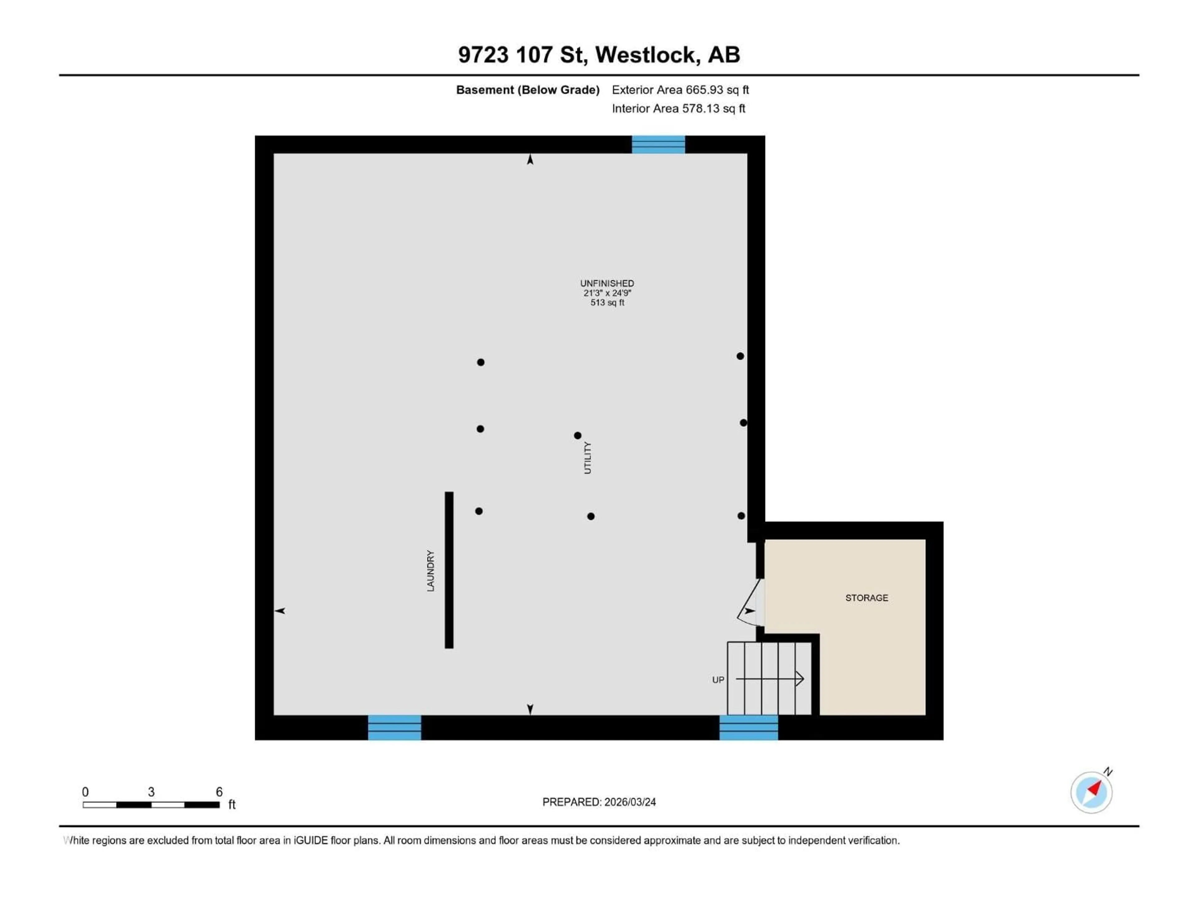 Floor plan for 9723 107 ST, Westlock Alberta T7P2K8