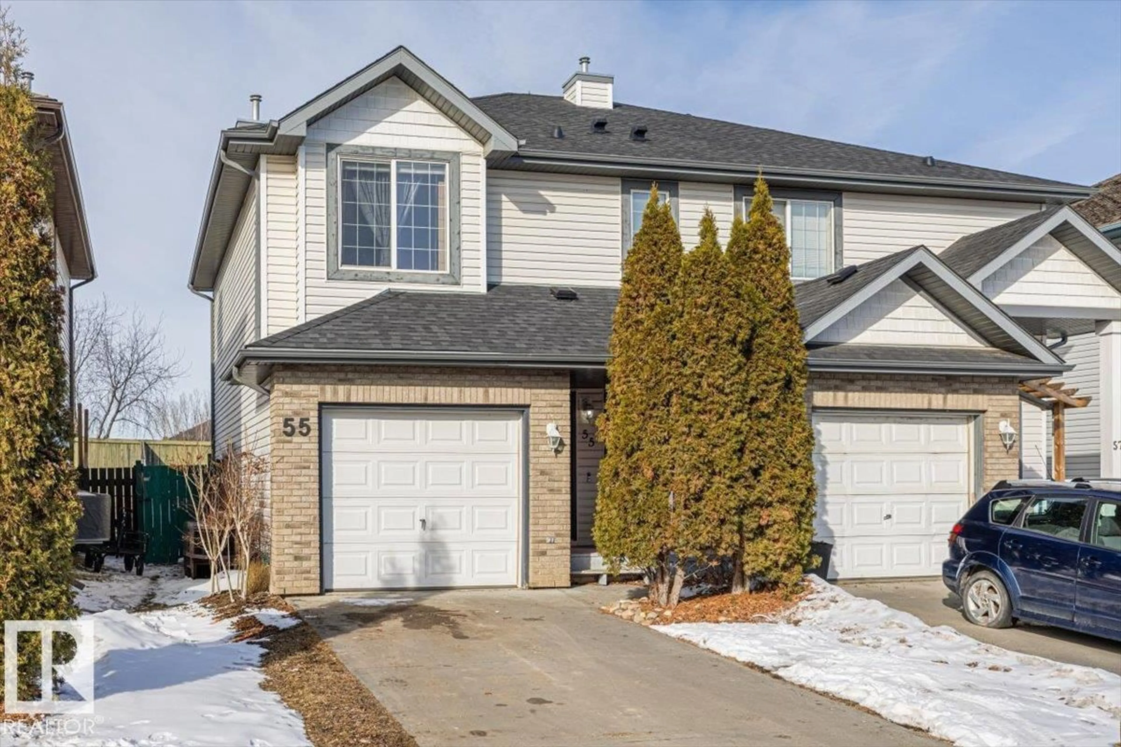 Home with vinyl exterior material, street for 55 VENTURA ST, Spruce Grove Alberta T7X1P6