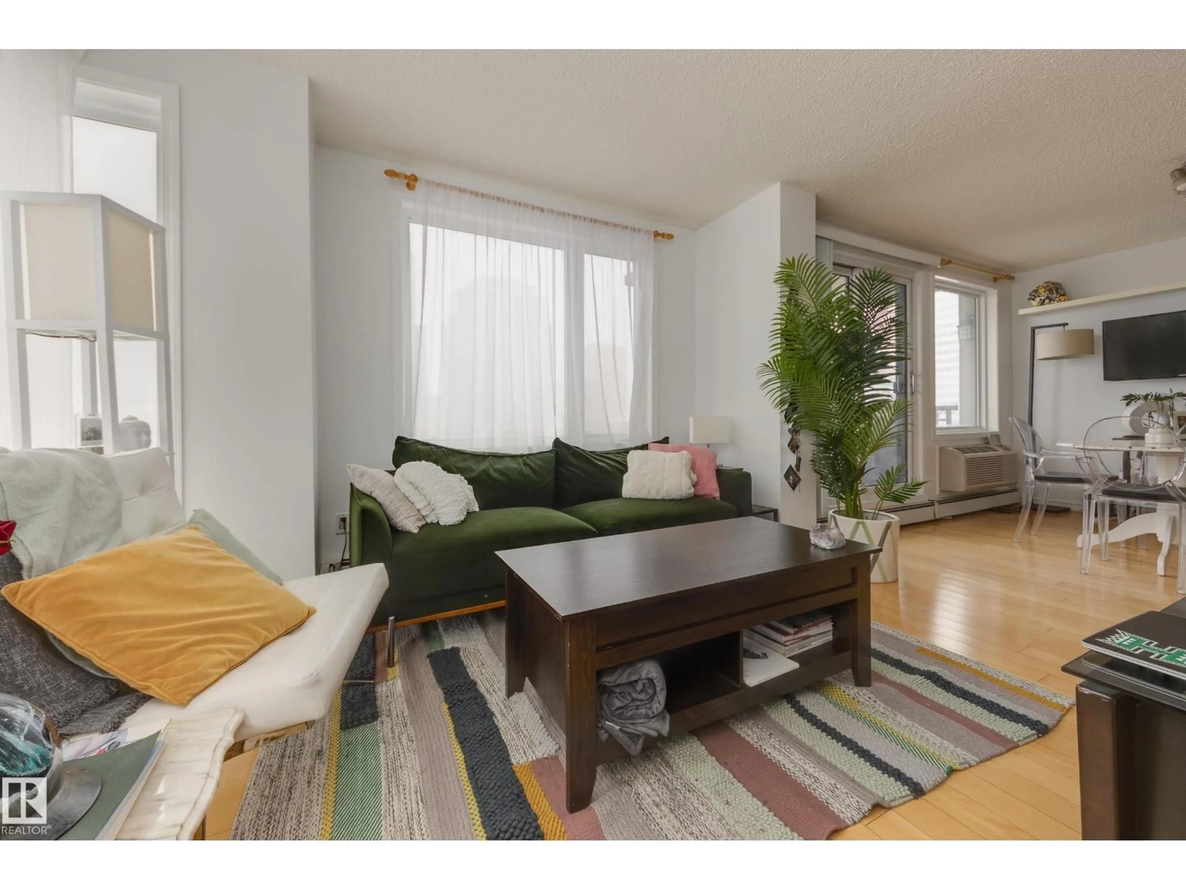 Living room with furniture, unknown for 1007 - 10180 104 STREET NW, Edmonton Alberta T5J1A7