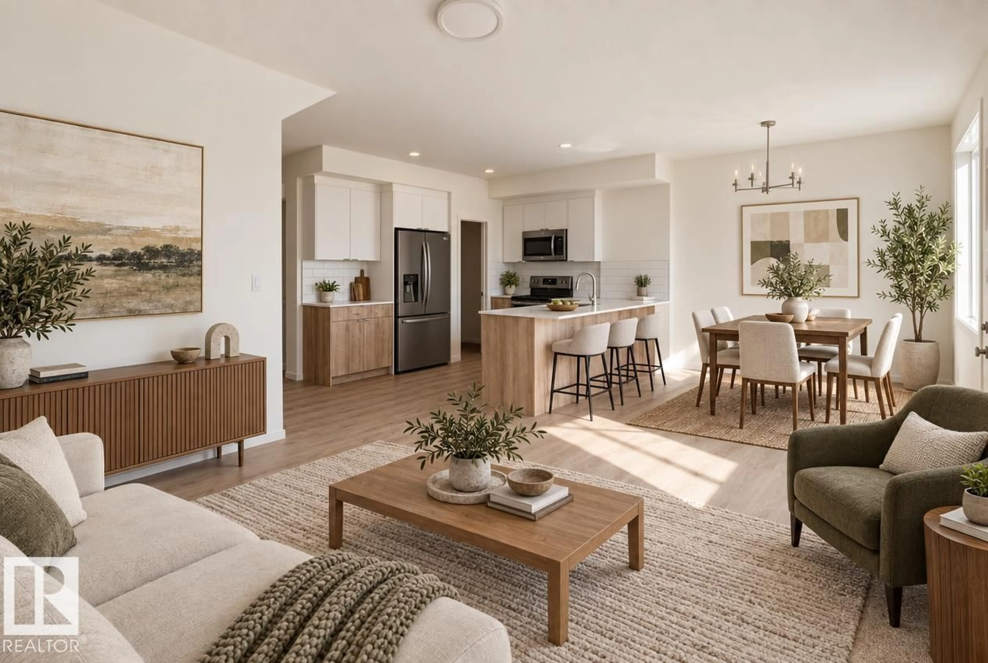 Open concept kitchen, unknown for 7694 174A AV, Edmonton Alberta T5Z0W5