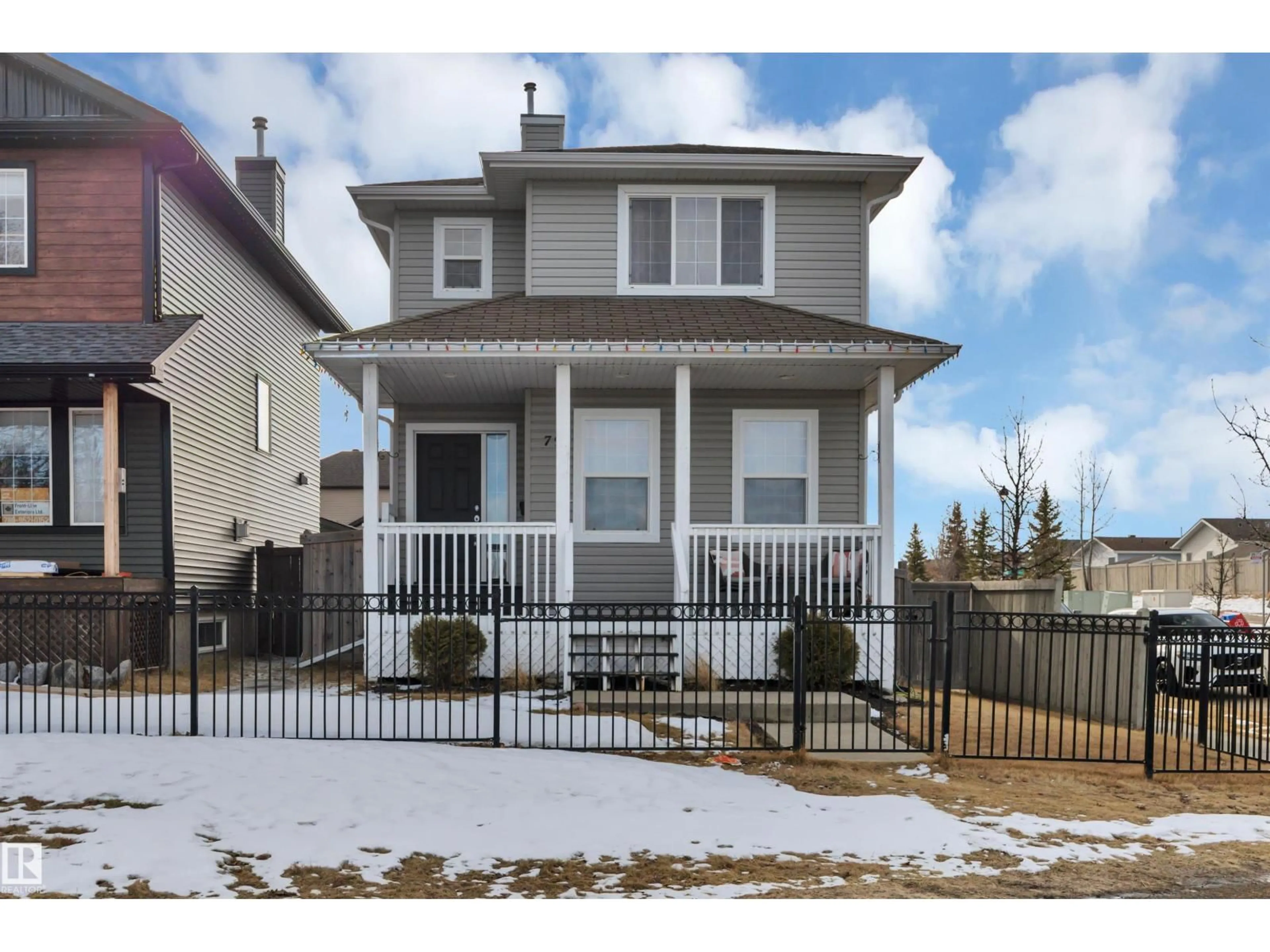 Home with vinyl exterior material, street for PM - 79 SUNTREE, Leduc Alberta T9E8N9