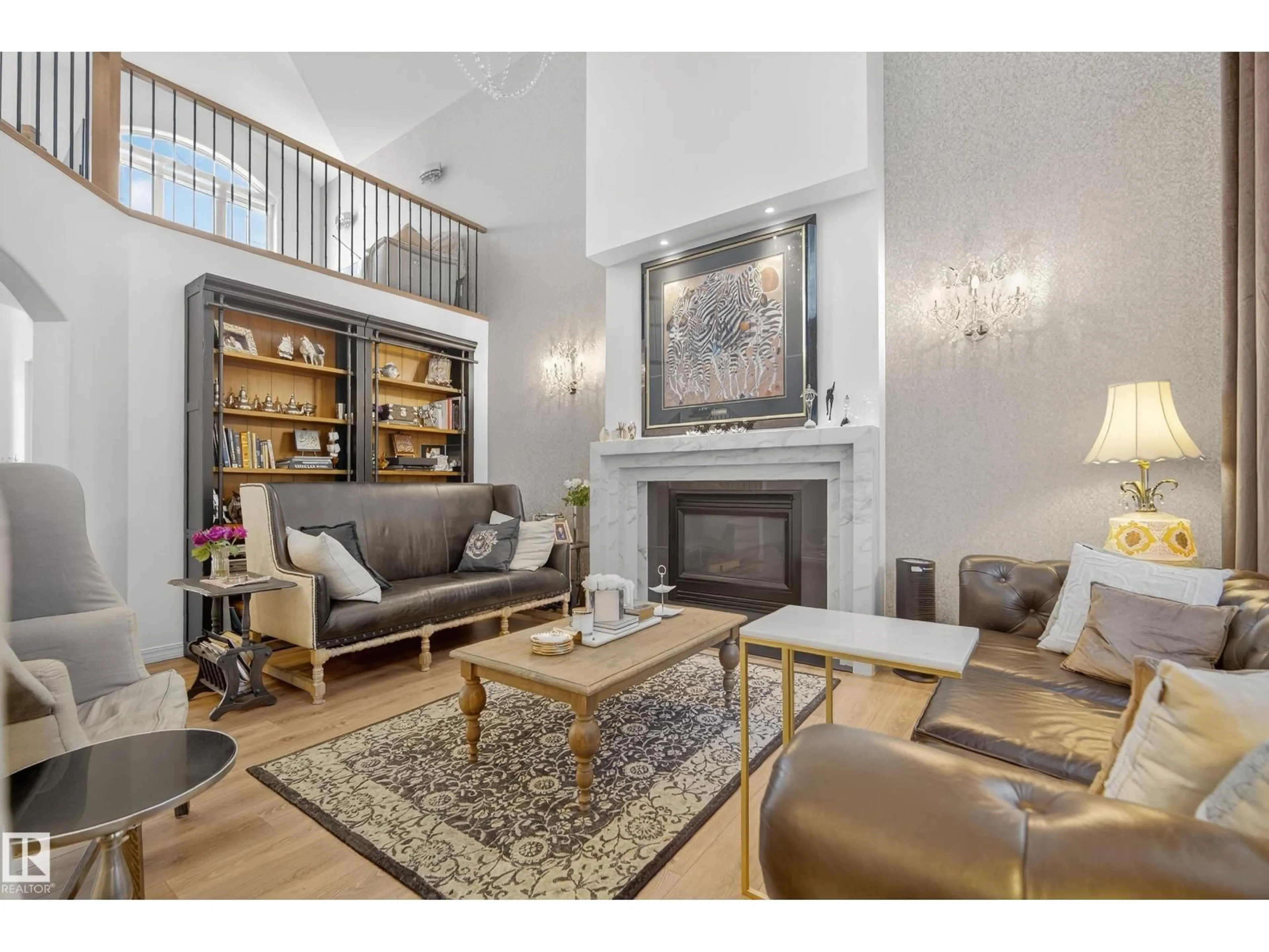 Living room with furniture, unknown for 37 LEONARD DR, St. Albert Alberta T8N6T3