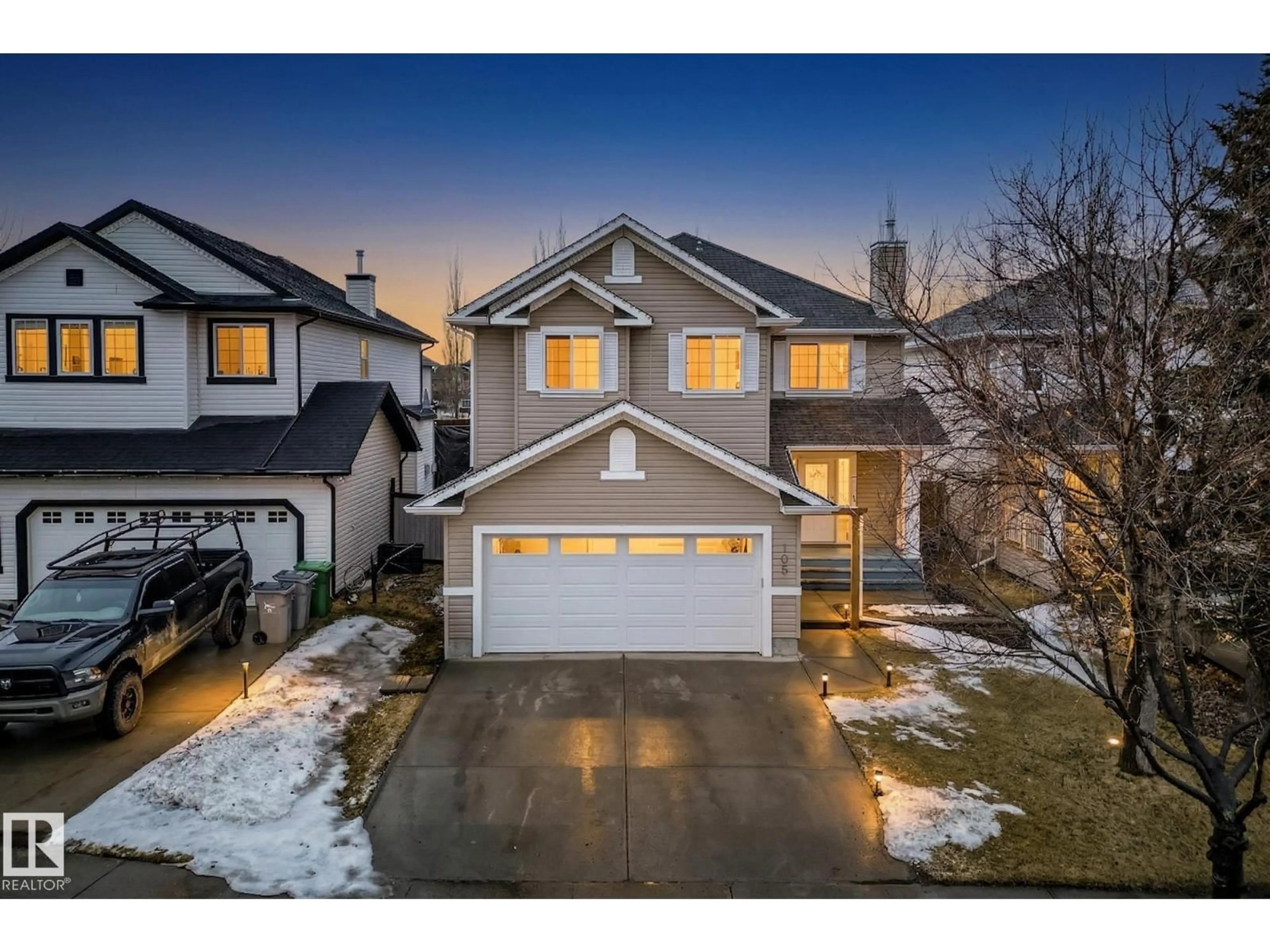 A pic from outside/outdoor area/front of a property/back of a property/a pic from drone, street for 109 RUE MARQUET, Beaumont Alberta T4X1W2