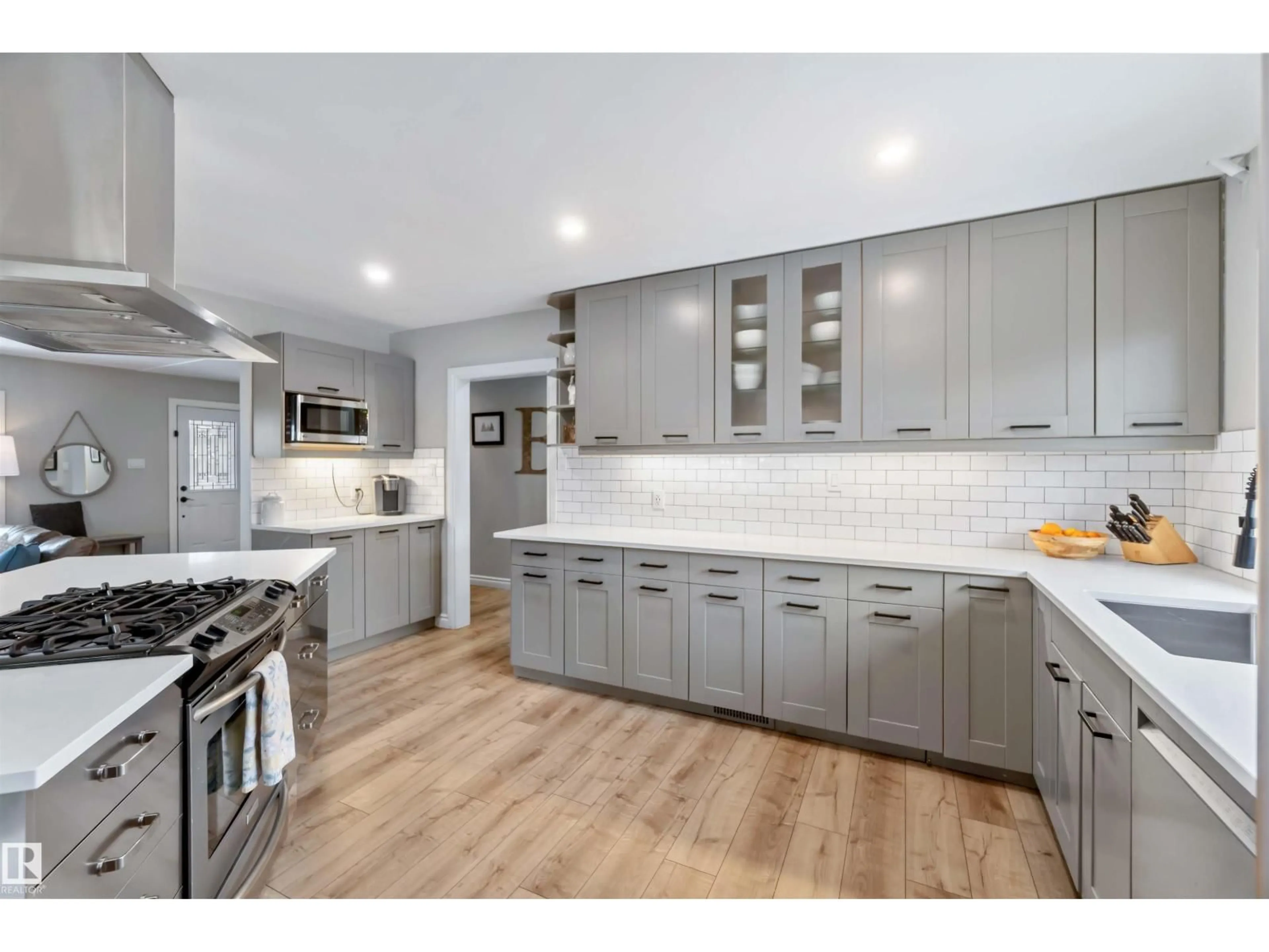 Open concept kitchen, unknown for 10627 82 ST, Edmonton Alberta T6A3N2