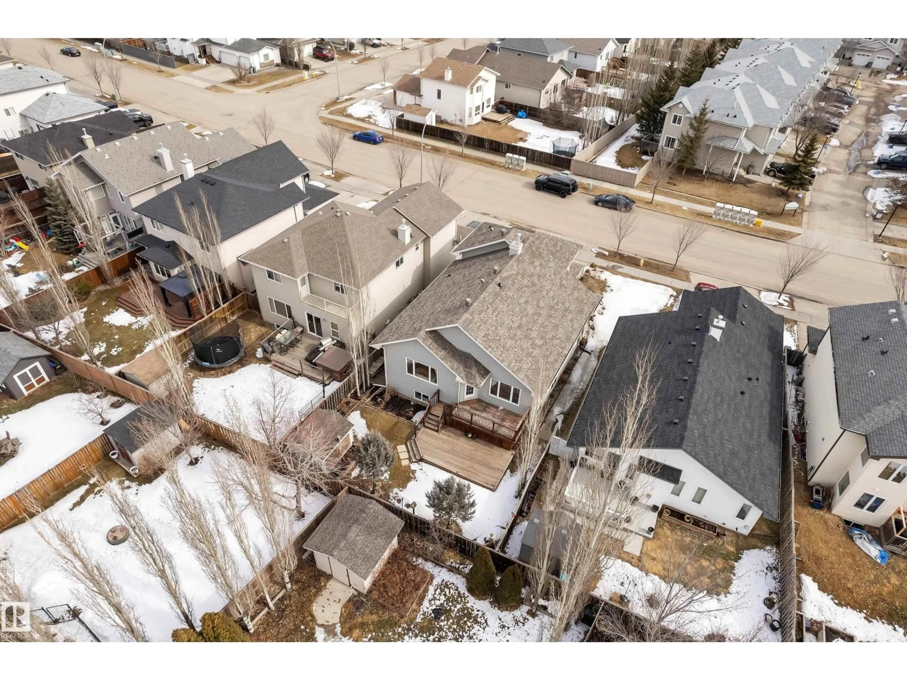 A pic from outside/outdoor area/front of a property/back of a property/a pic from drone, street for 5102 62 ST, Beaumont Alberta T4X1V5