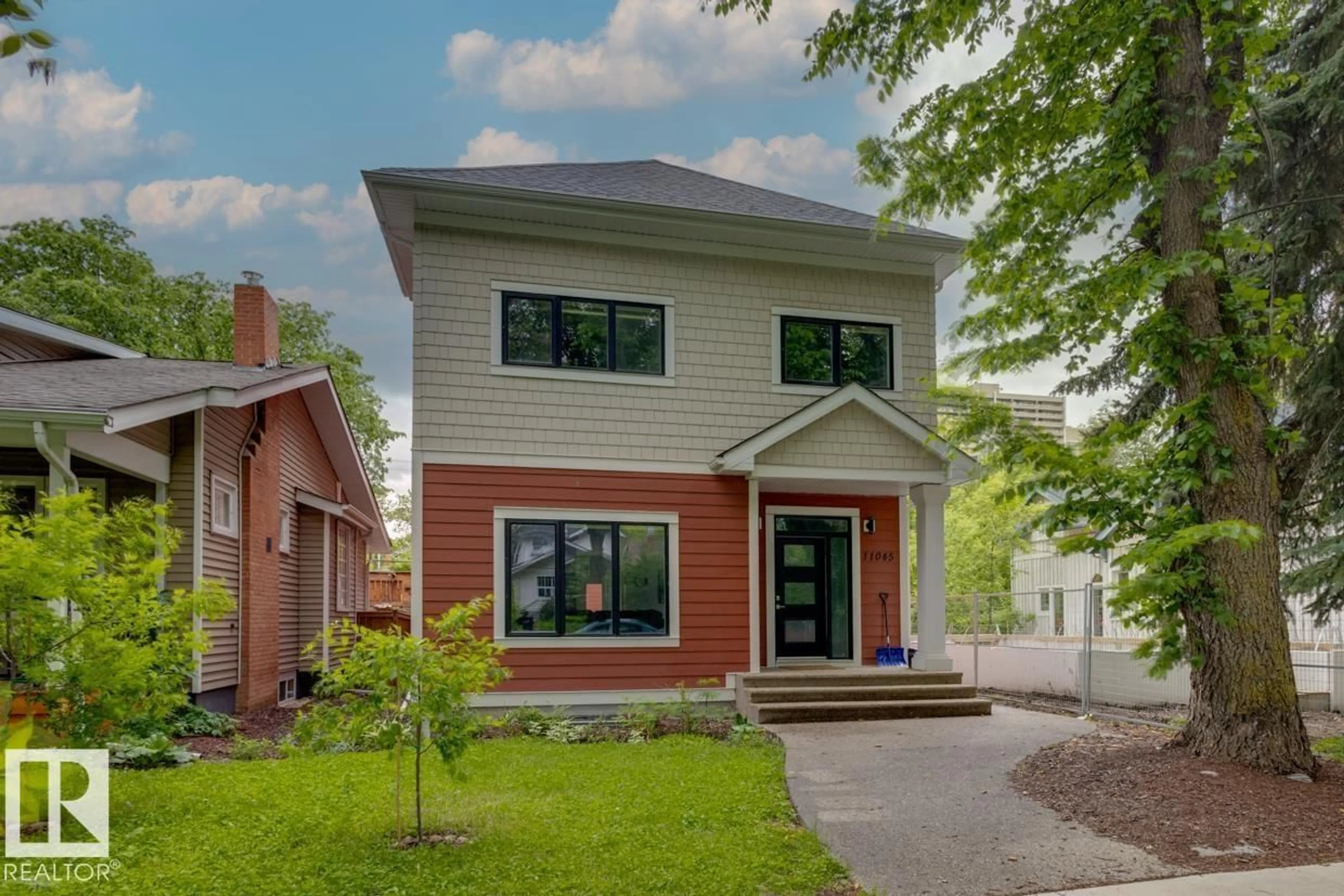 Home with brick exterior material, street for 11045 85 AV, Edmonton Alberta T6G0W5