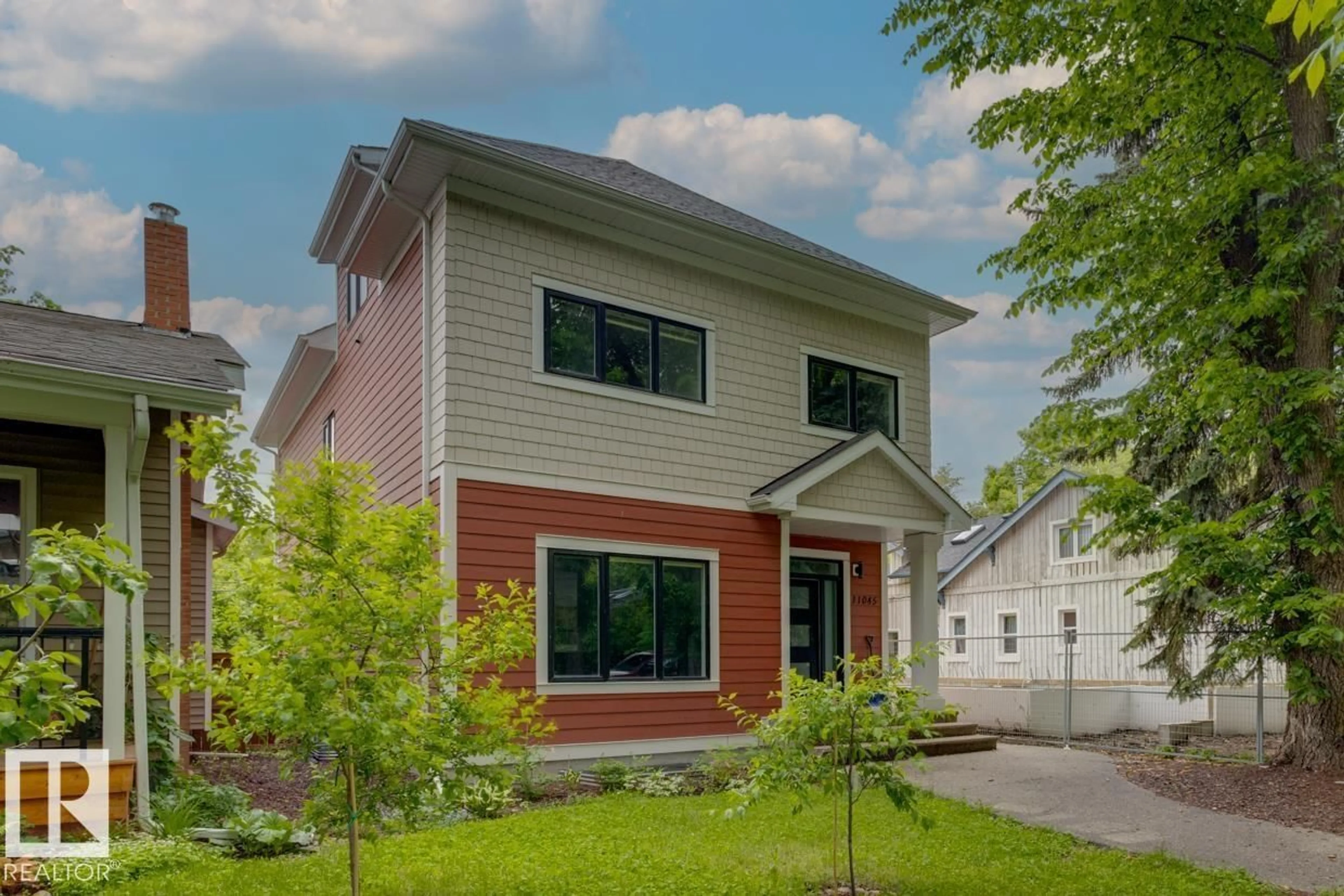 Home with brick exterior material, street for 11045 85 AV, Edmonton Alberta T6G0W5