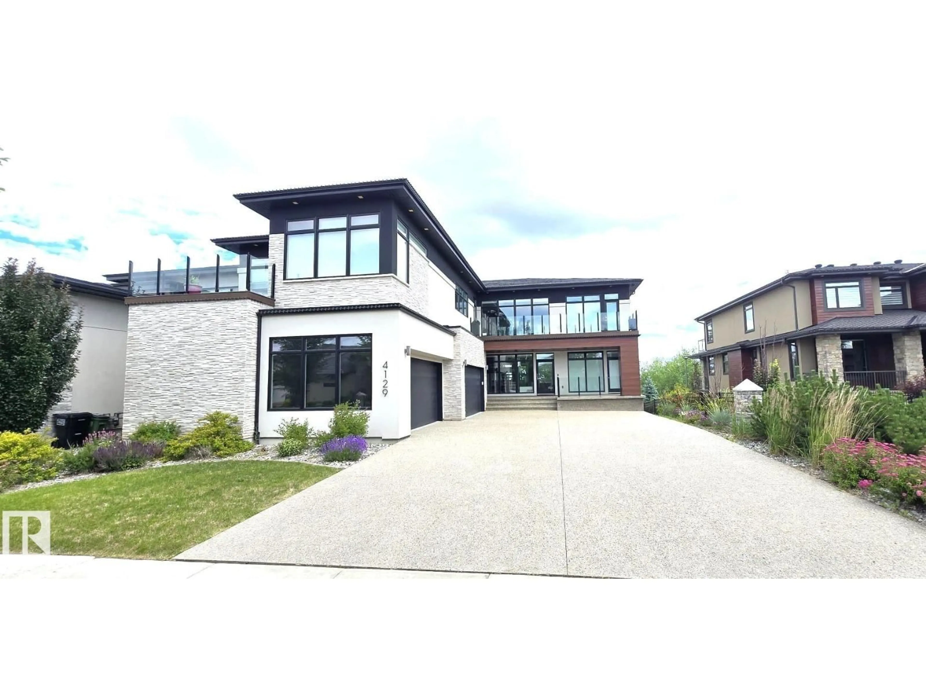 Home with brick exterior material, street for NW - 4129 CAMERON HEIGHTS POINT, Edmonton Alberta T6M0S4