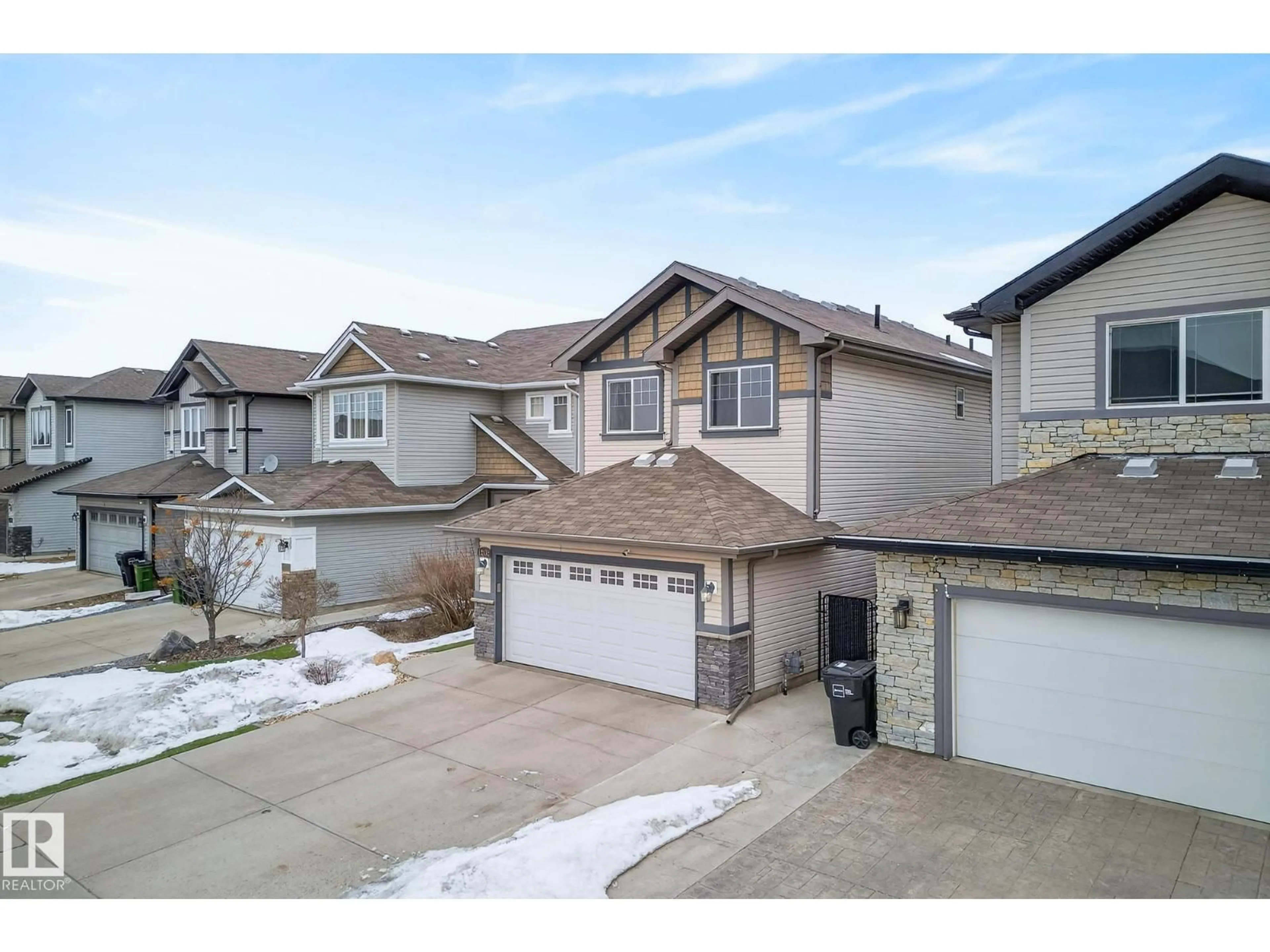 A pic from outside/outdoor area/front of a property/back of a property/a pic from drone, street for NW - 12152 172 AV, Edmonton Alberta T5X0H3