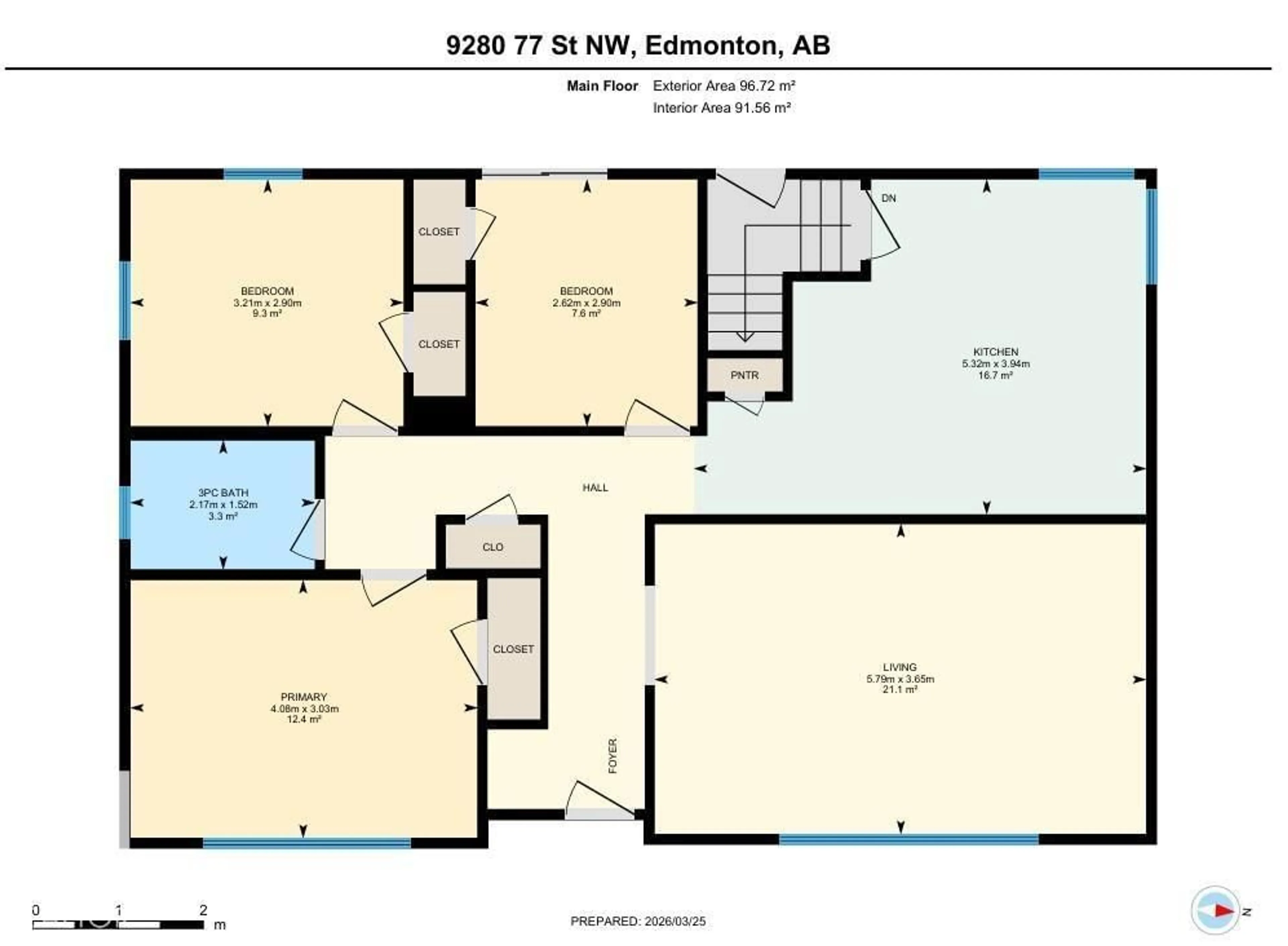 Floor plan for 9280 77 ST, Edmonton Alberta T6C2M1