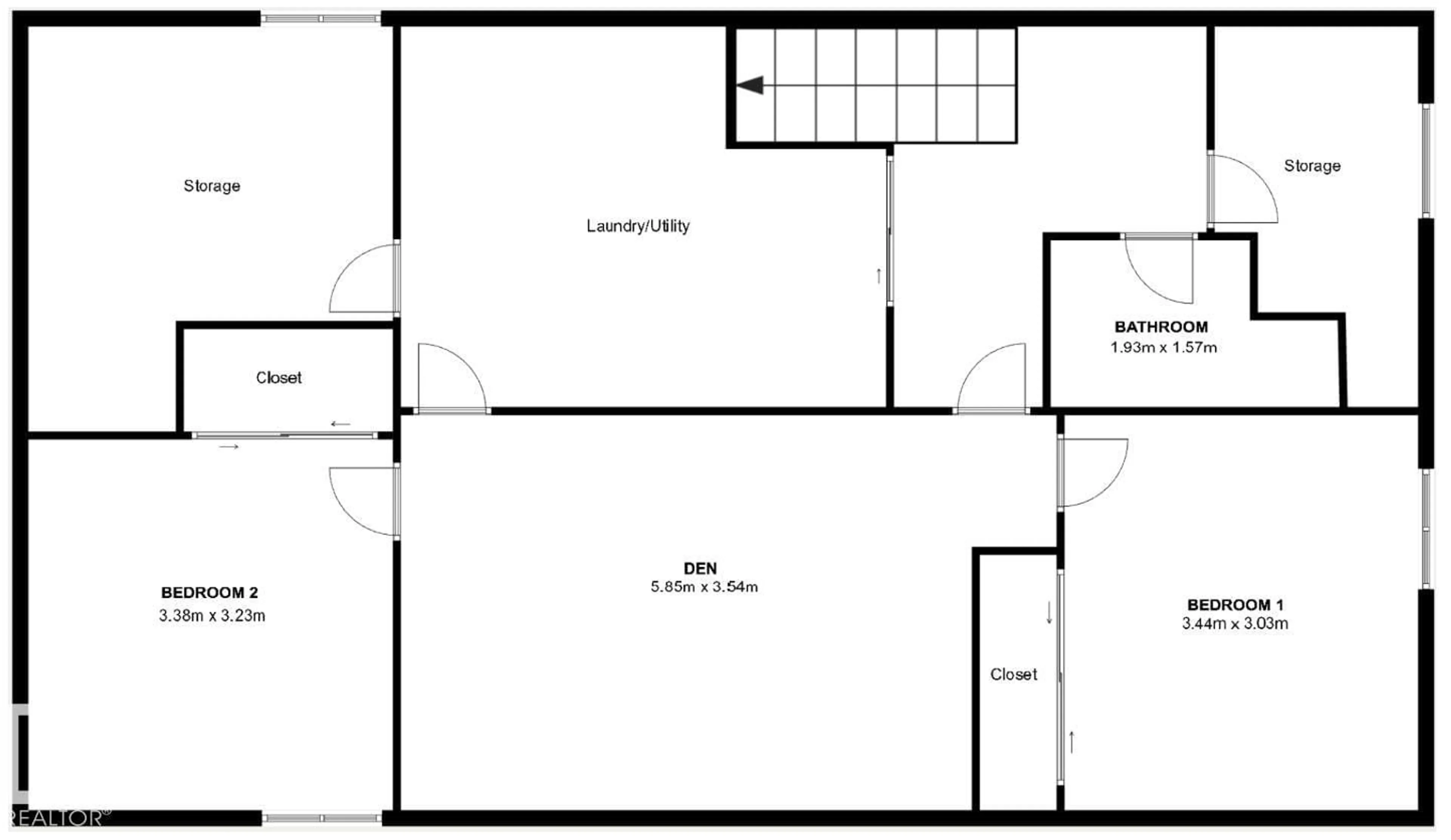 Floor plan for 6511 103 AV, Edmonton Alberta T6A0T7