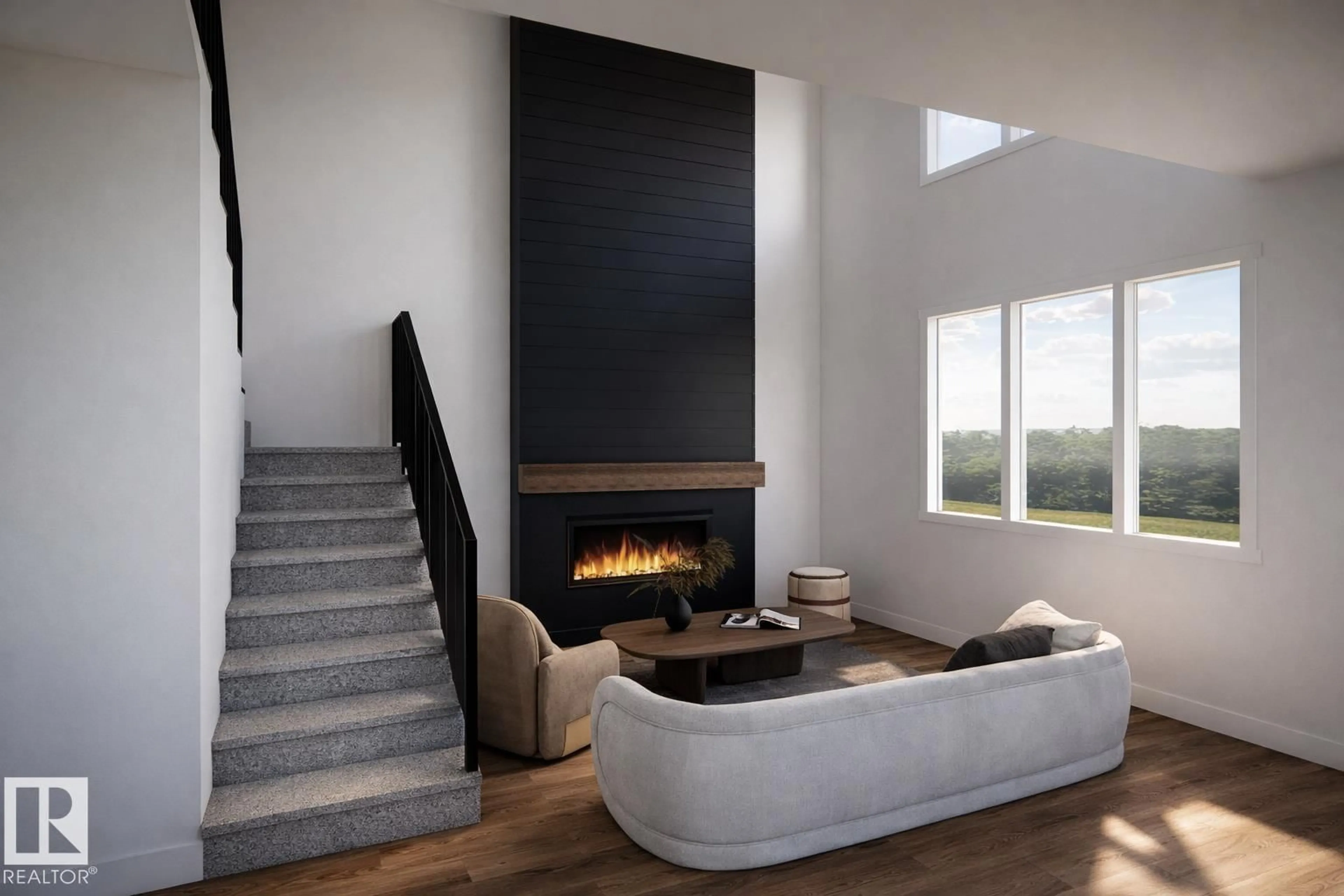 Living room with furniture, unknown for 14 GRAYSON GR, Stony Plain Alberta T7Z0A0