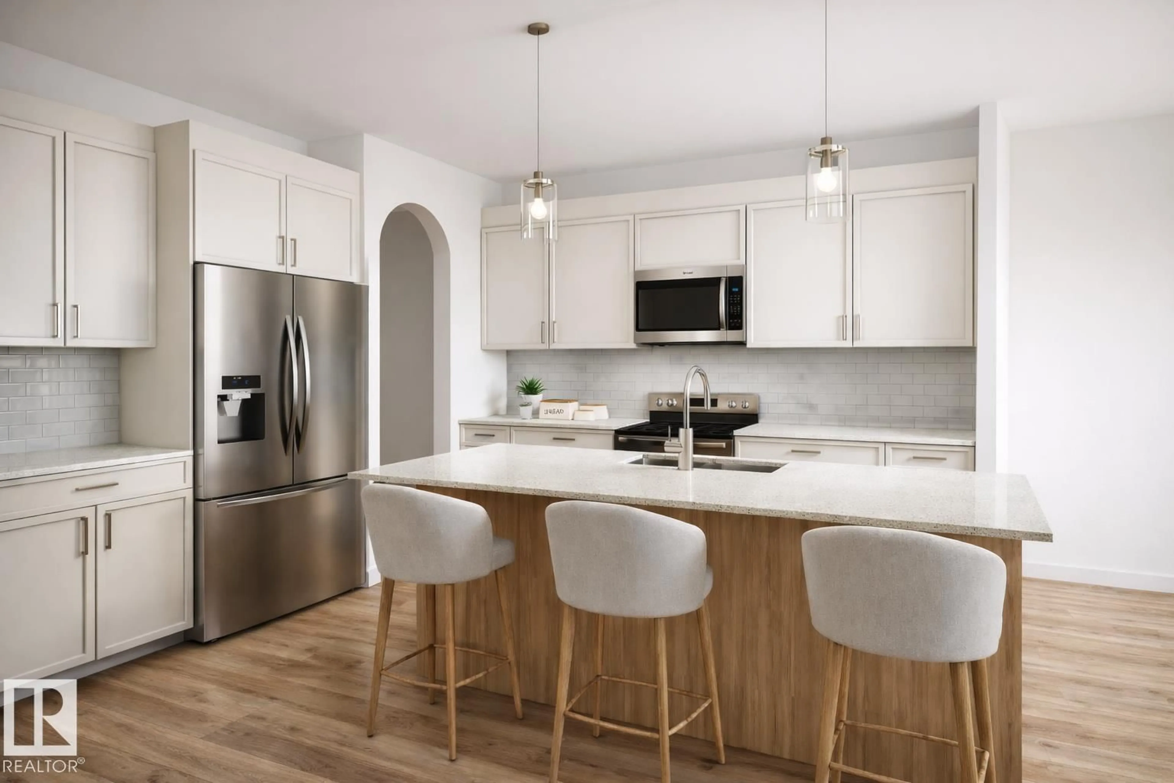 Open concept kitchen, unknown for 12 GRAYSON GR, Stony Plain Alberta T7Z0A0