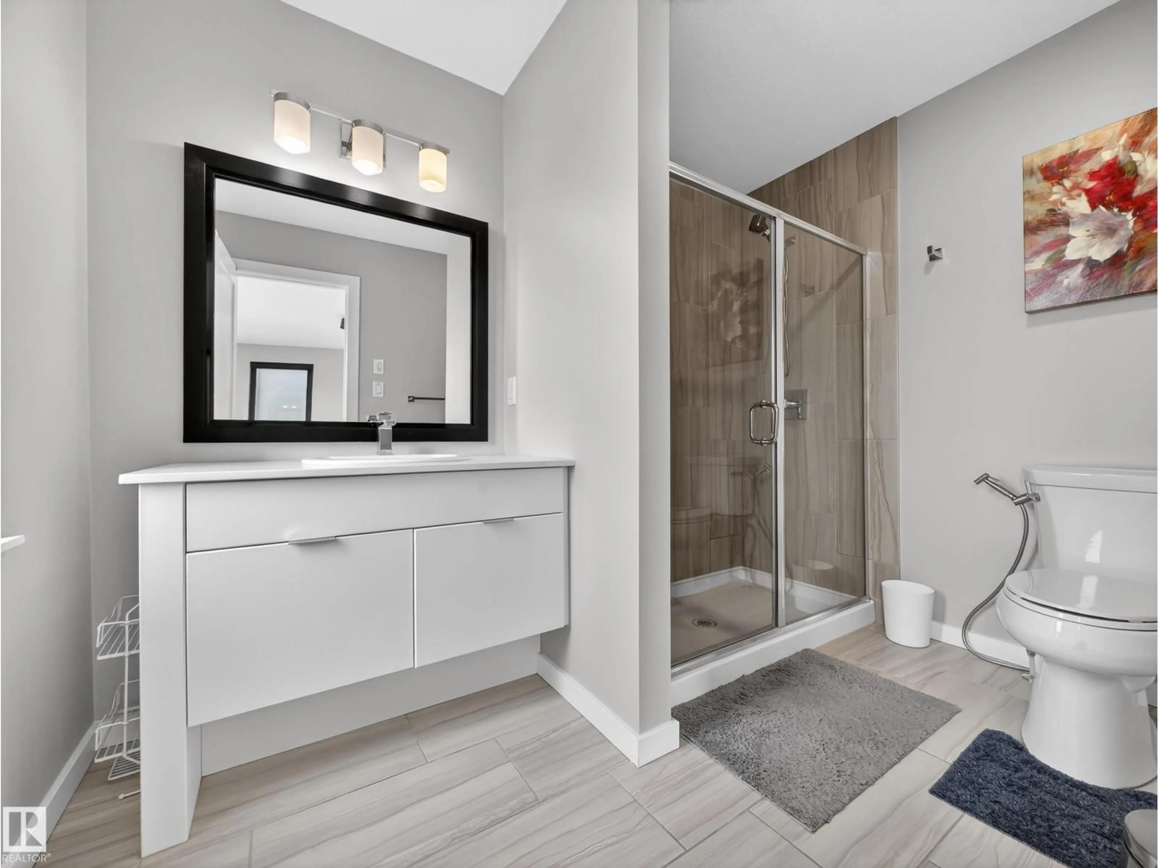 Contemporary bathroom, ceramic/tile floor for #5 - 1304 RUTHERFORD RD, Edmonton Alberta T6W0B4