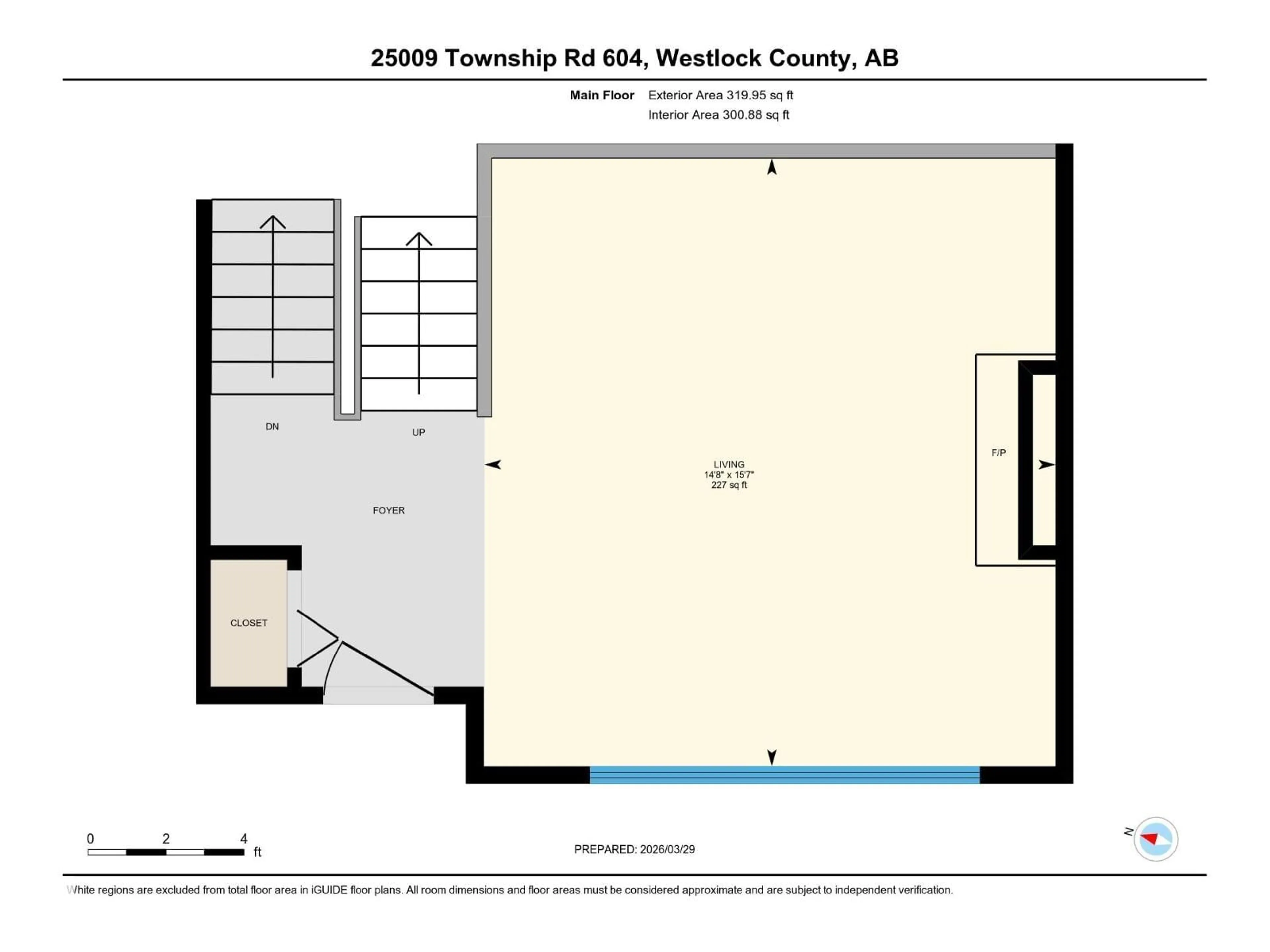 Floor plan for 25009 TWP RD 604, Rural Westlock County Alberta T0G0P0