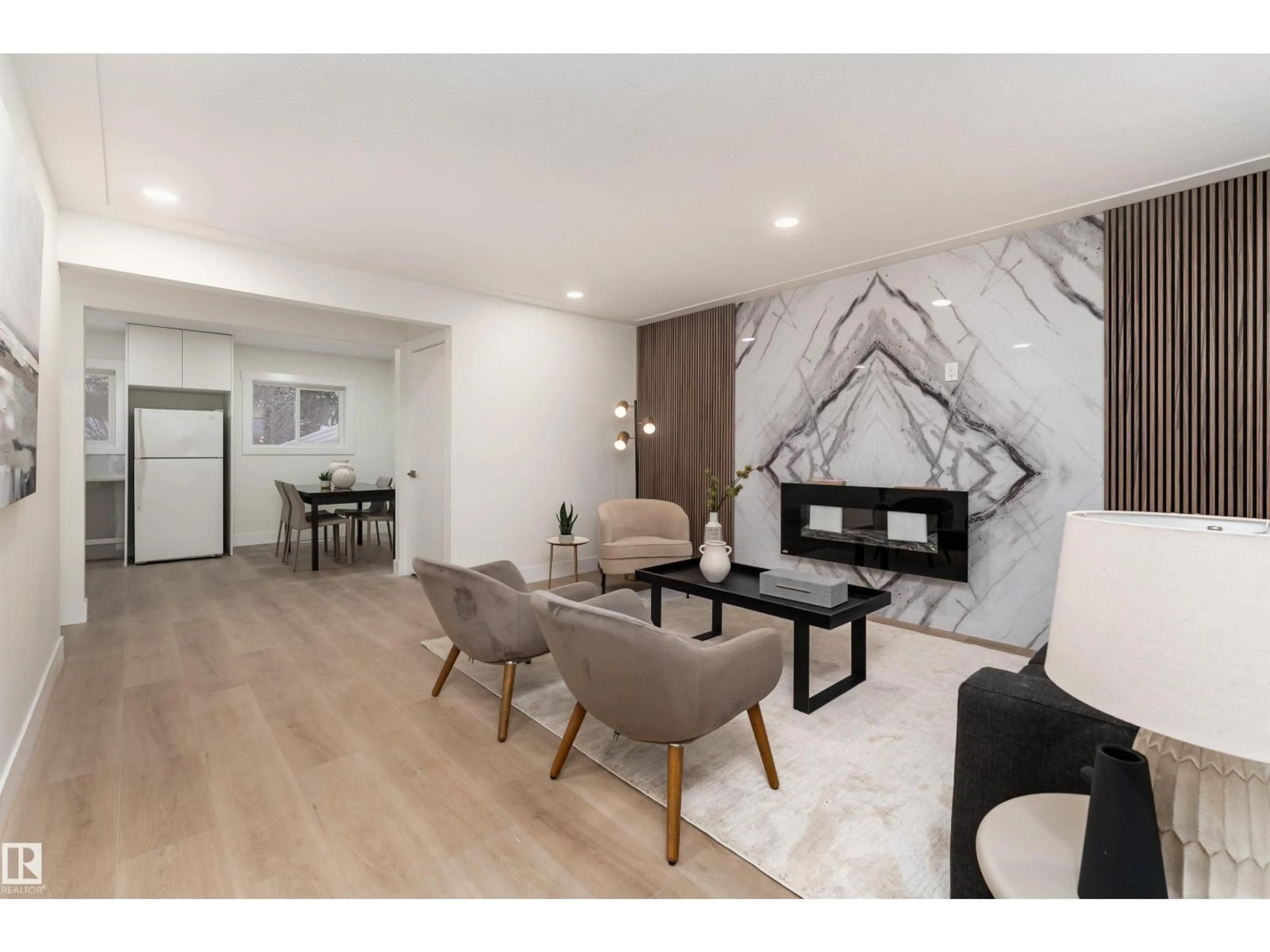 Living room with furniture, unknown for 12220 51 ST, Edmonton Alberta T5W3H2