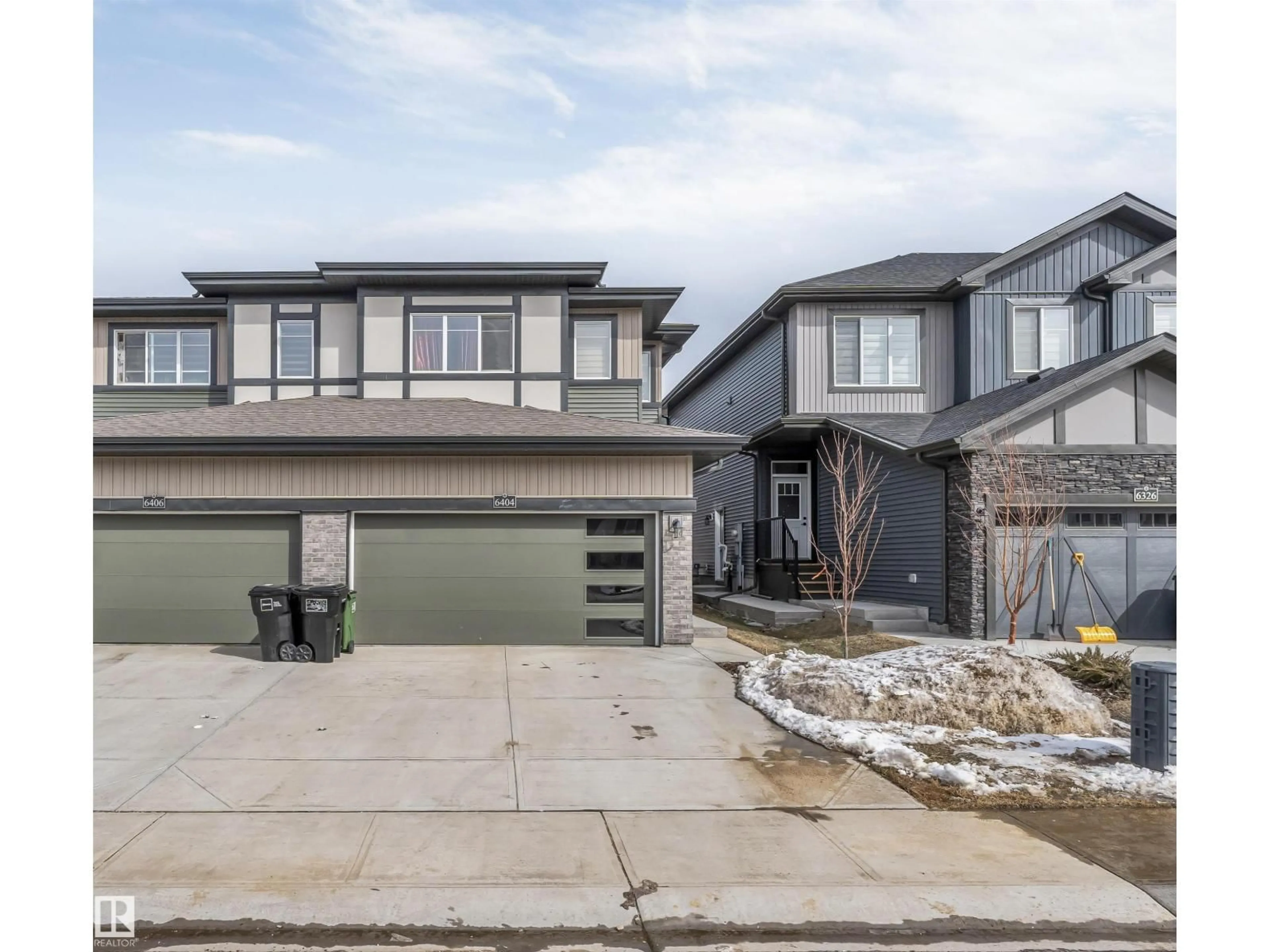 Home with brick exterior material, street for 6404 27 AV, Edmonton Alberta T6X3G4