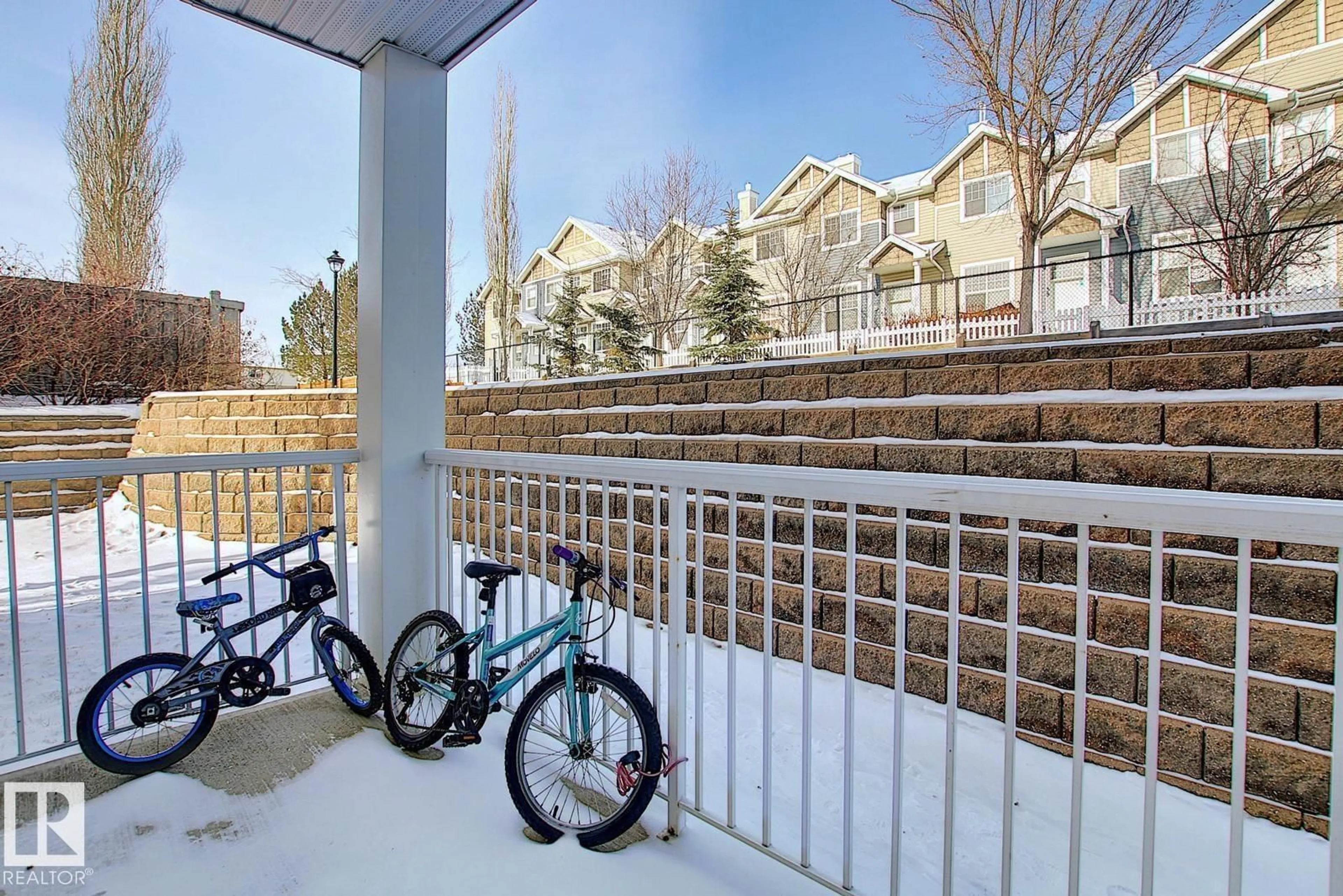 Balcony in the apartment, unknown for #118 - 5350 199 ST, Edmonton Alberta T6M0A4