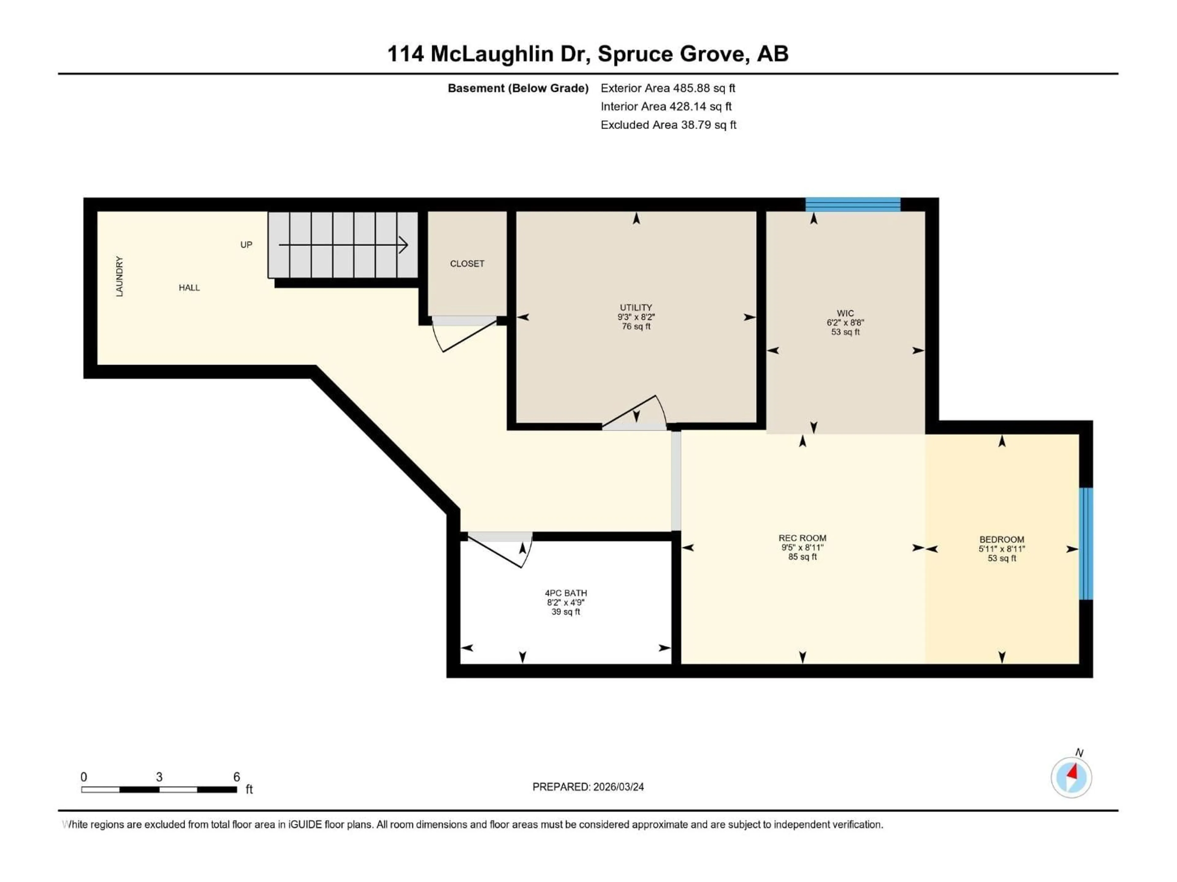 Floor plan for 114 MCLAUGHLIN DR, Spruce Grove Alberta T7X0K3