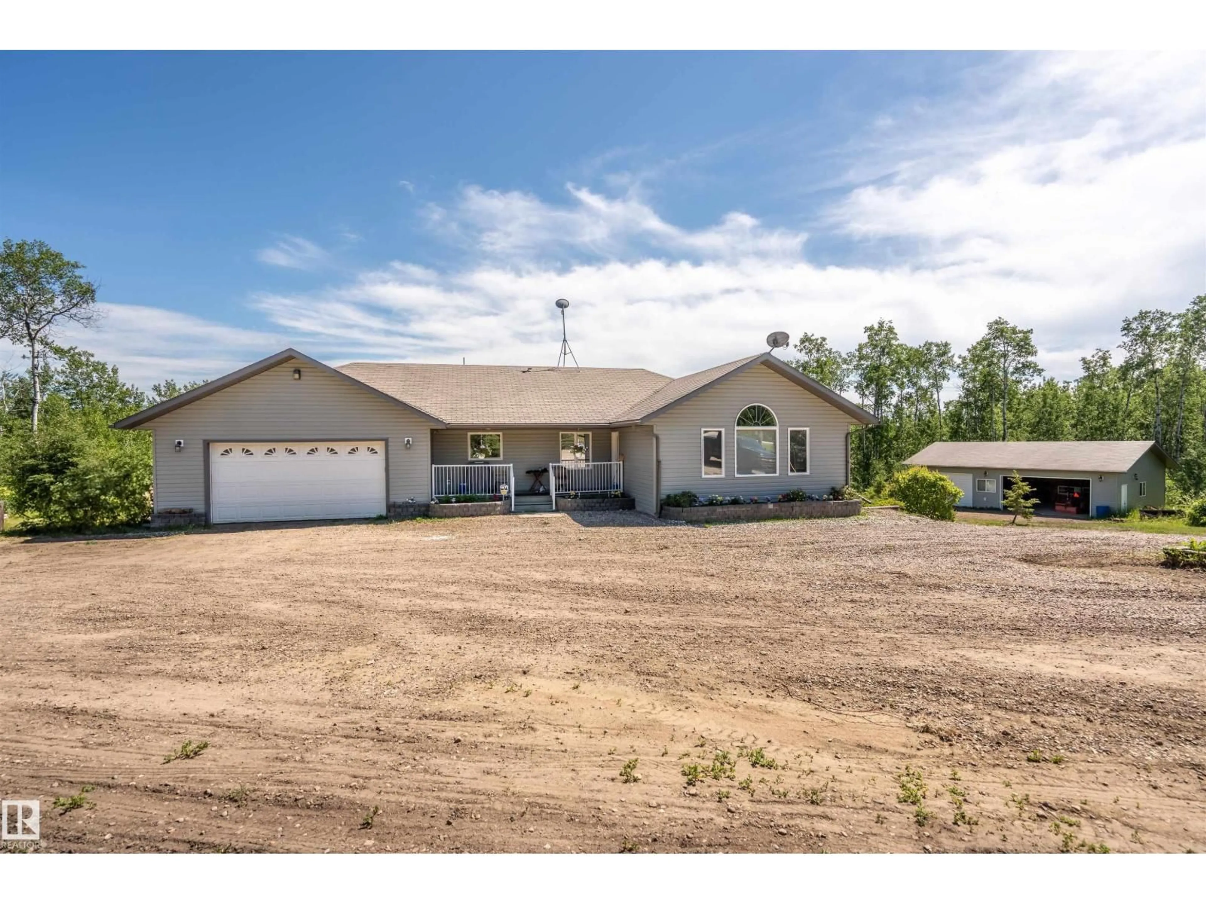A pic from outside/outdoor area/front of a property/back of a property/a pic from drone, unknown for 62019 RANGE ROAD 421, Rural Bonnyville M.D. Alberta T9M1P2