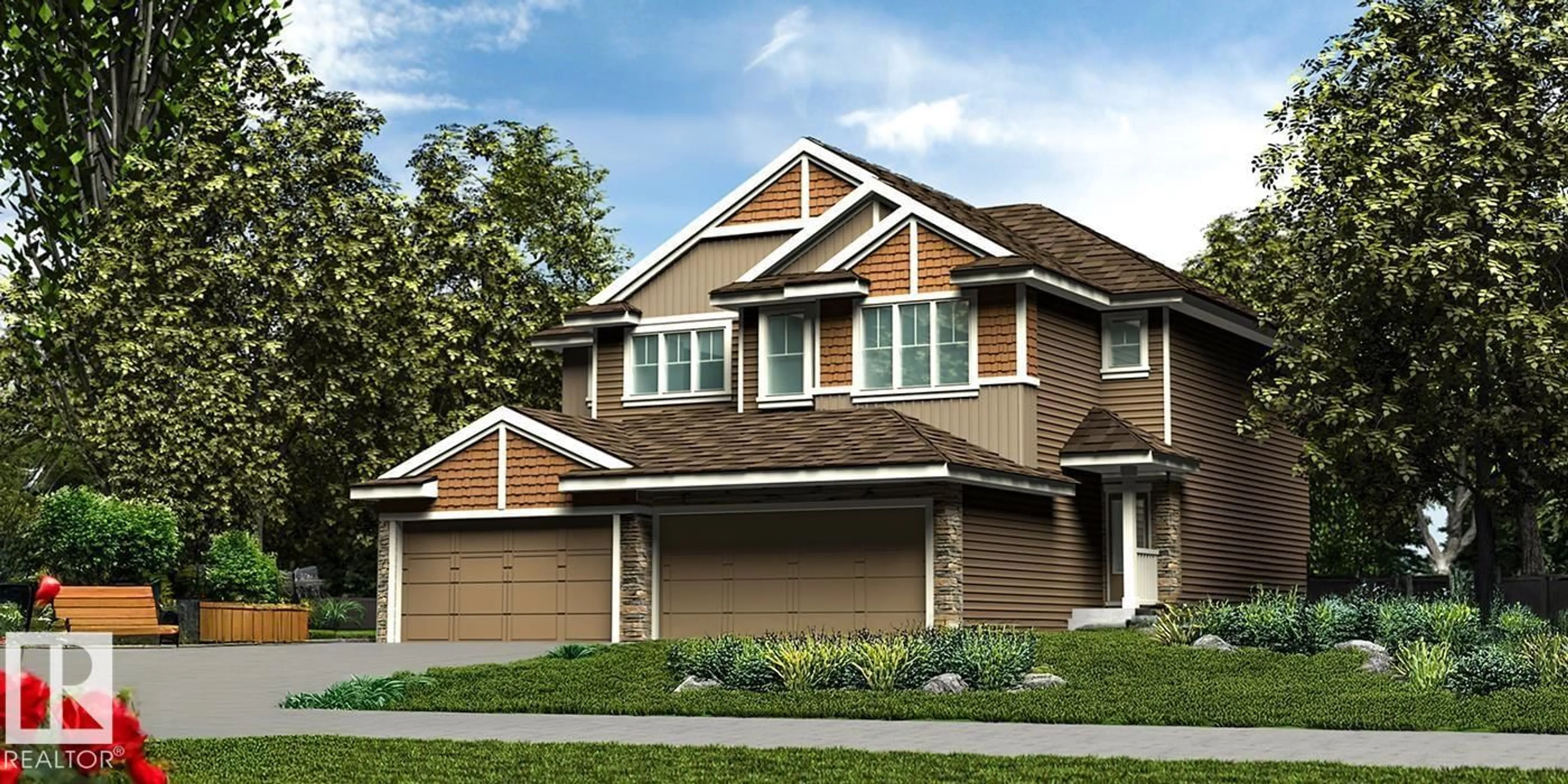 Home with brick exterior material, street for 1056 CRISTALL CR, Edmonton Alberta T6W5S6