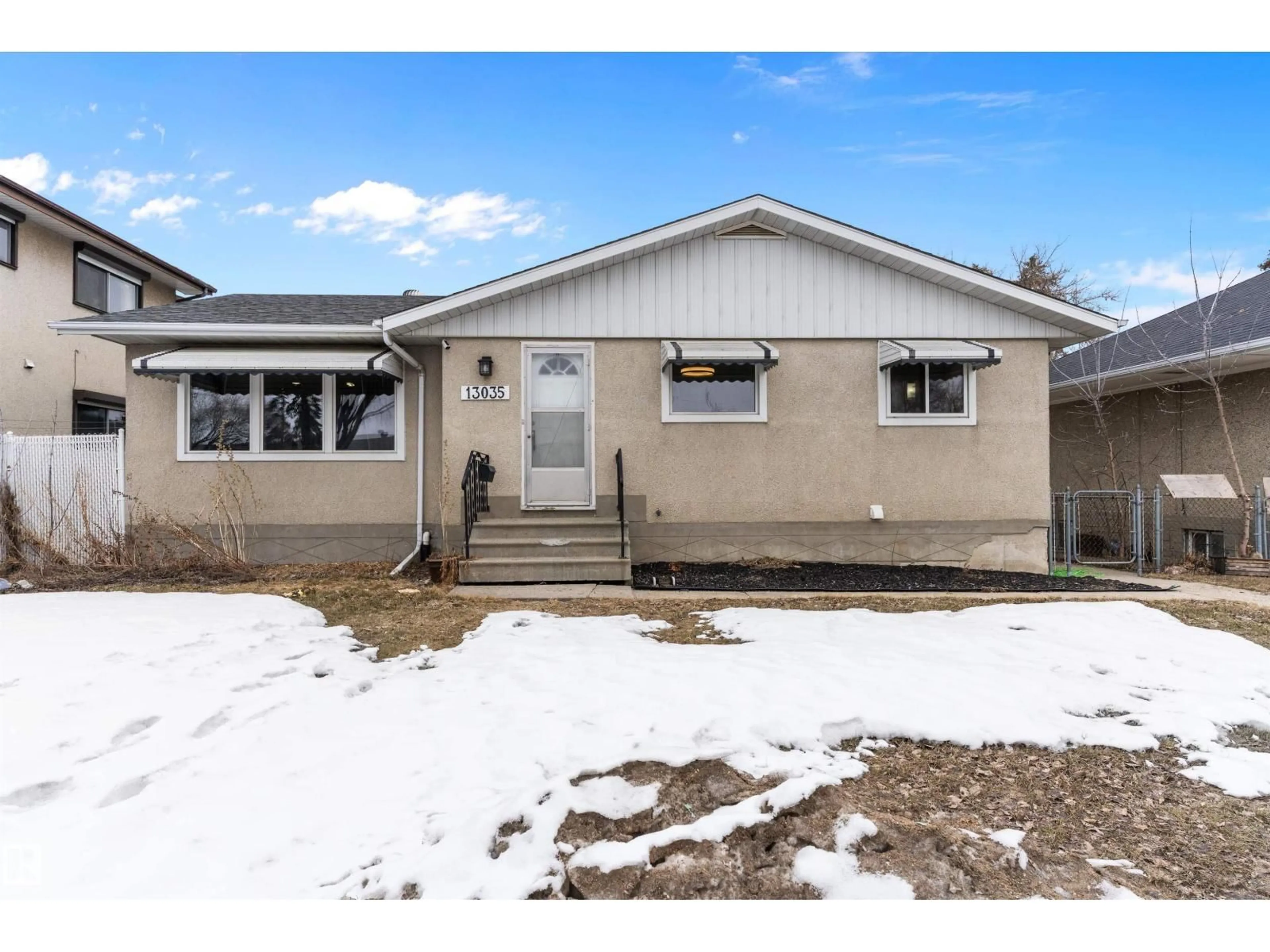 Home with vinyl exterior material, street for NW - 13035 126 ST, Edmonton Alberta T5L0Y6