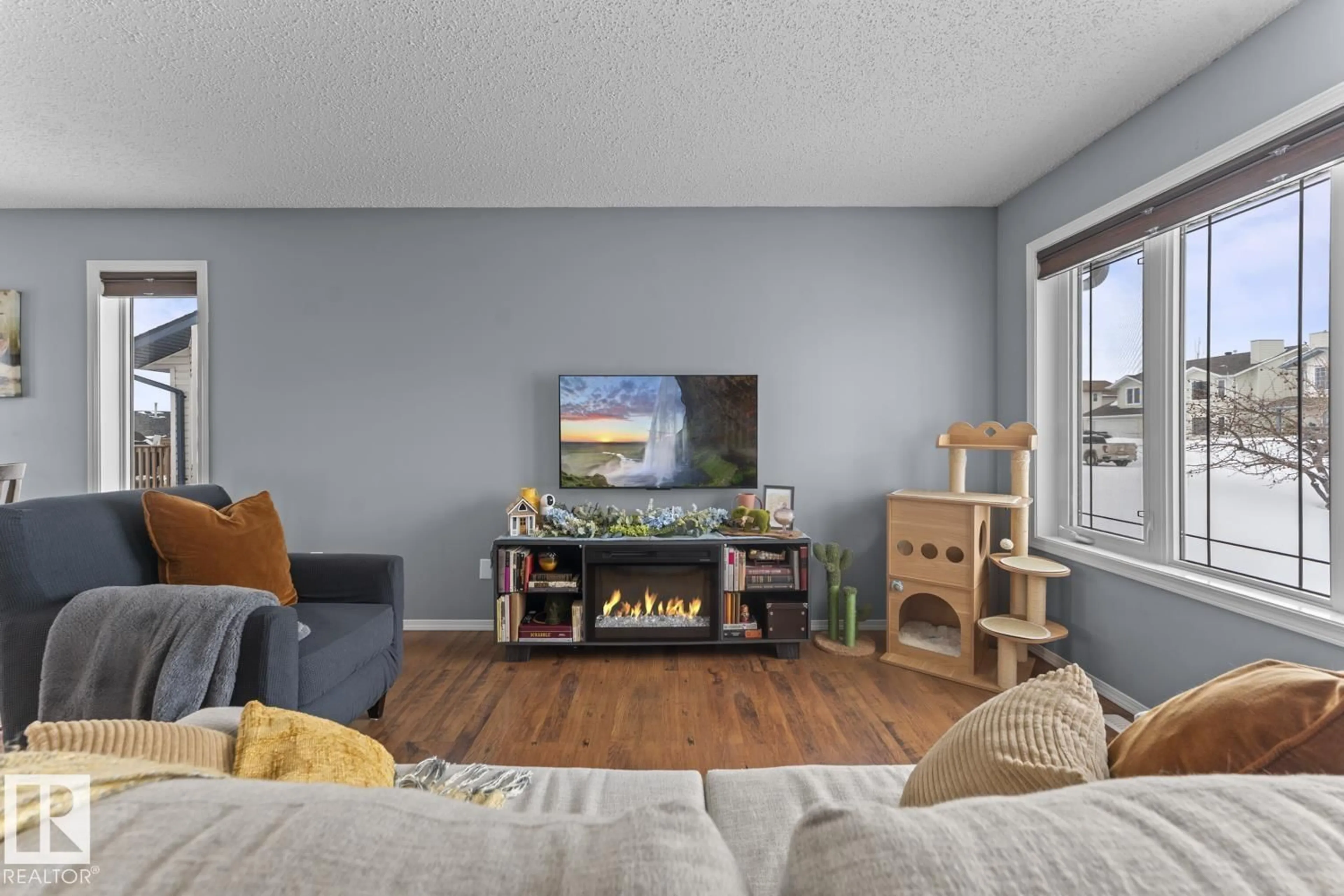 Living room with furniture, unknown for 1312 14 ST, Cold Lake Alberta T9M2E1