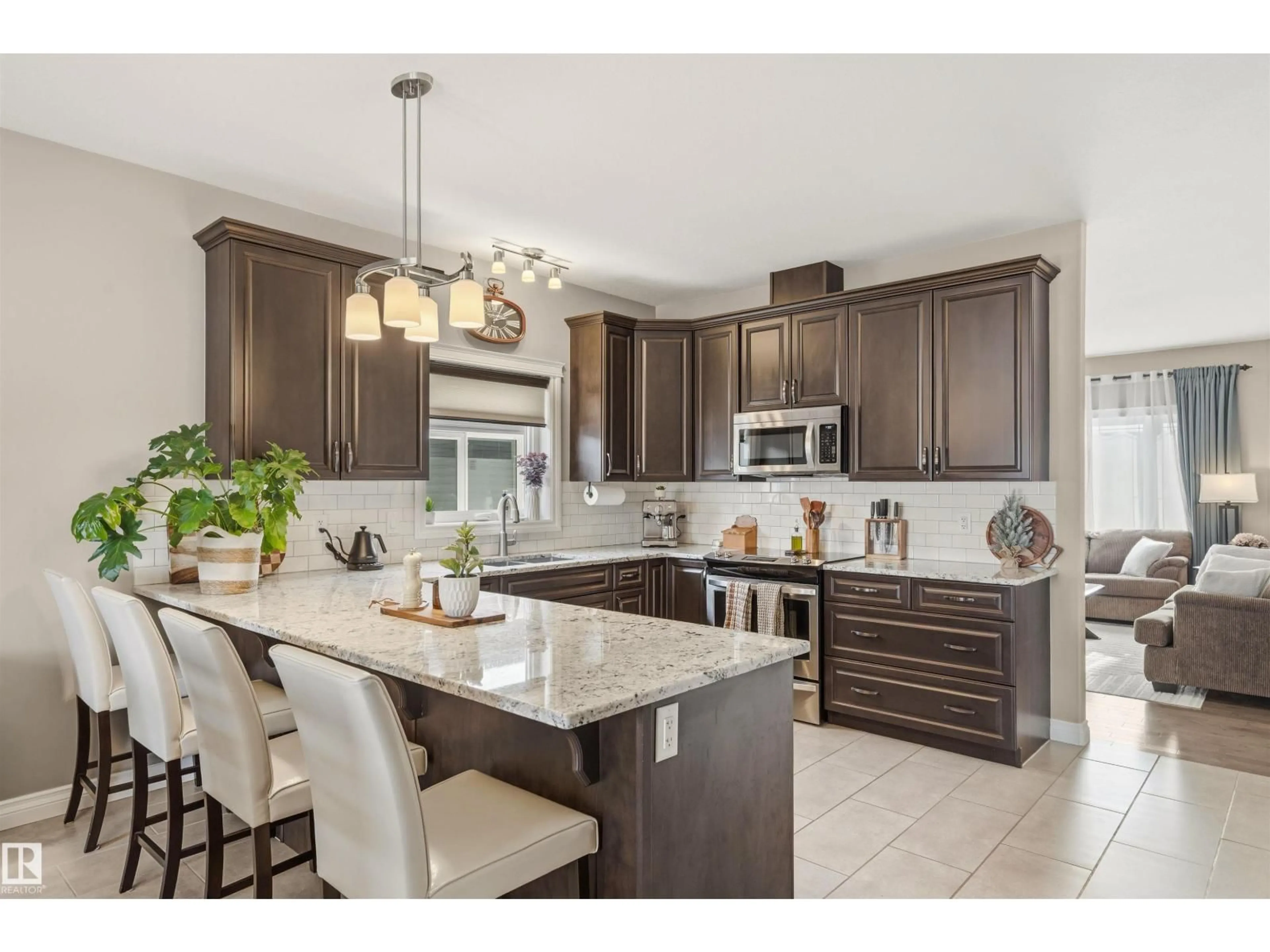 Open concept kitchen, ceramic/tile floor for 2928 YARROW WY, Cold Lake Alberta T9M0E2