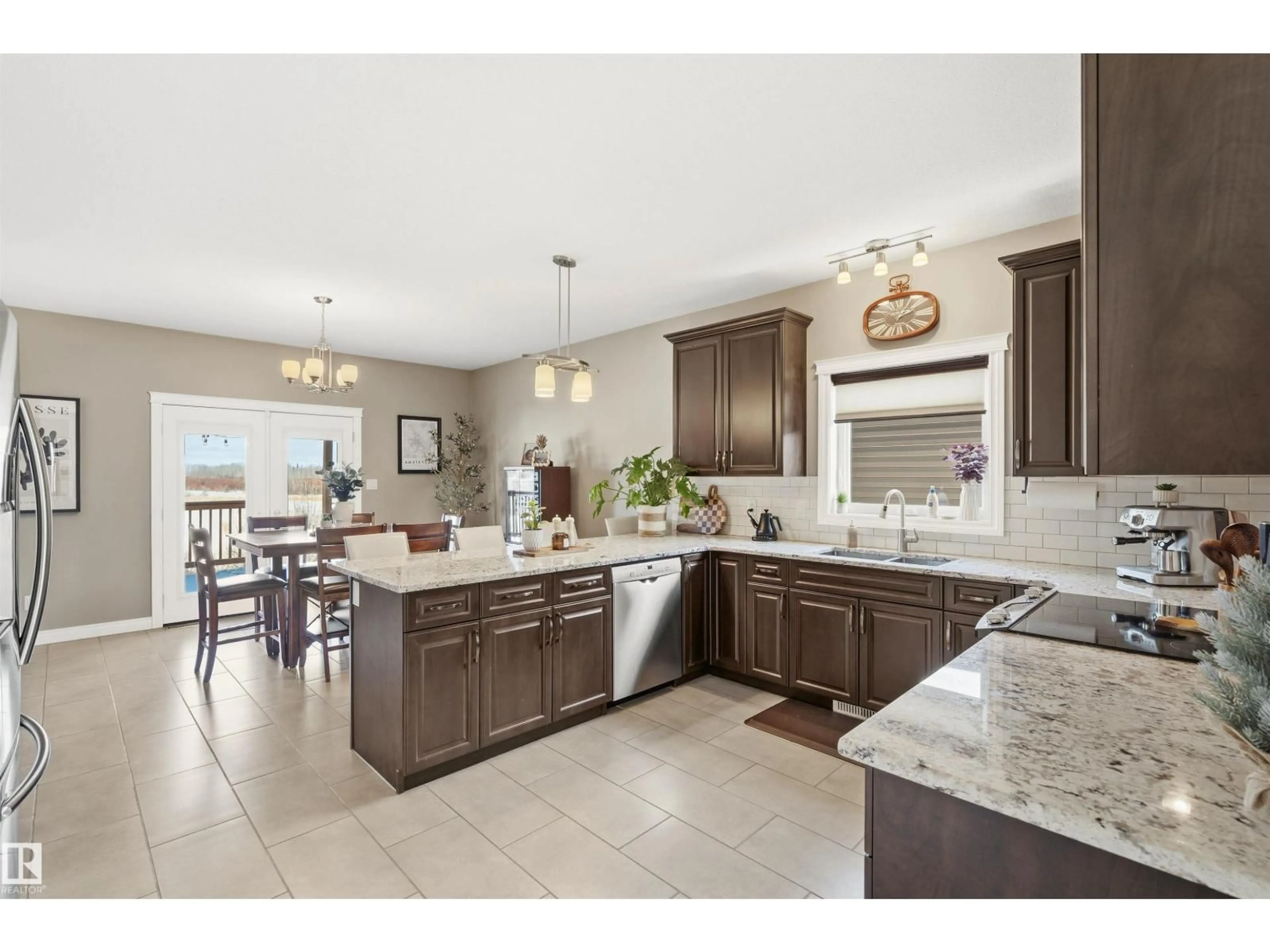 Open concept kitchen, ceramic/tile floor for 2928 YARROW WY, Cold Lake Alberta T9M0E2