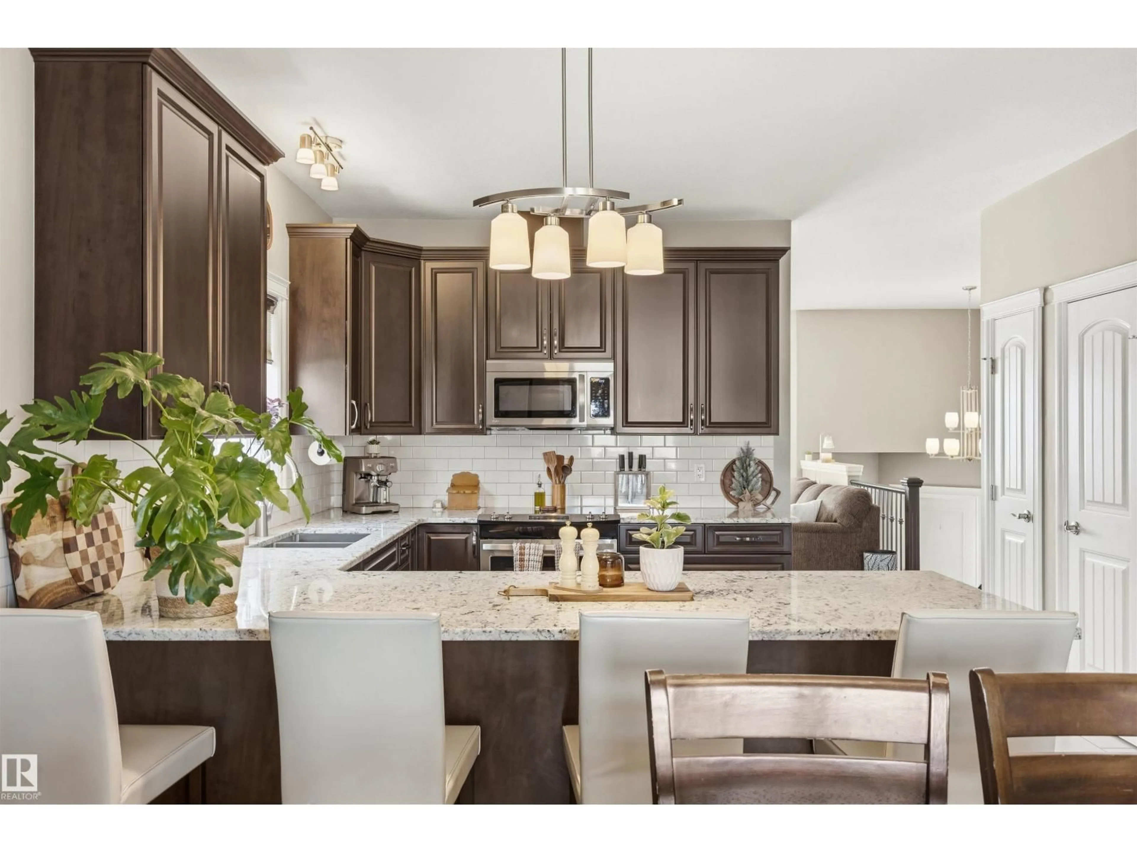 Open concept kitchen, ceramic/tile floor for 2928 YARROW WY, Cold Lake Alberta T9M0E2