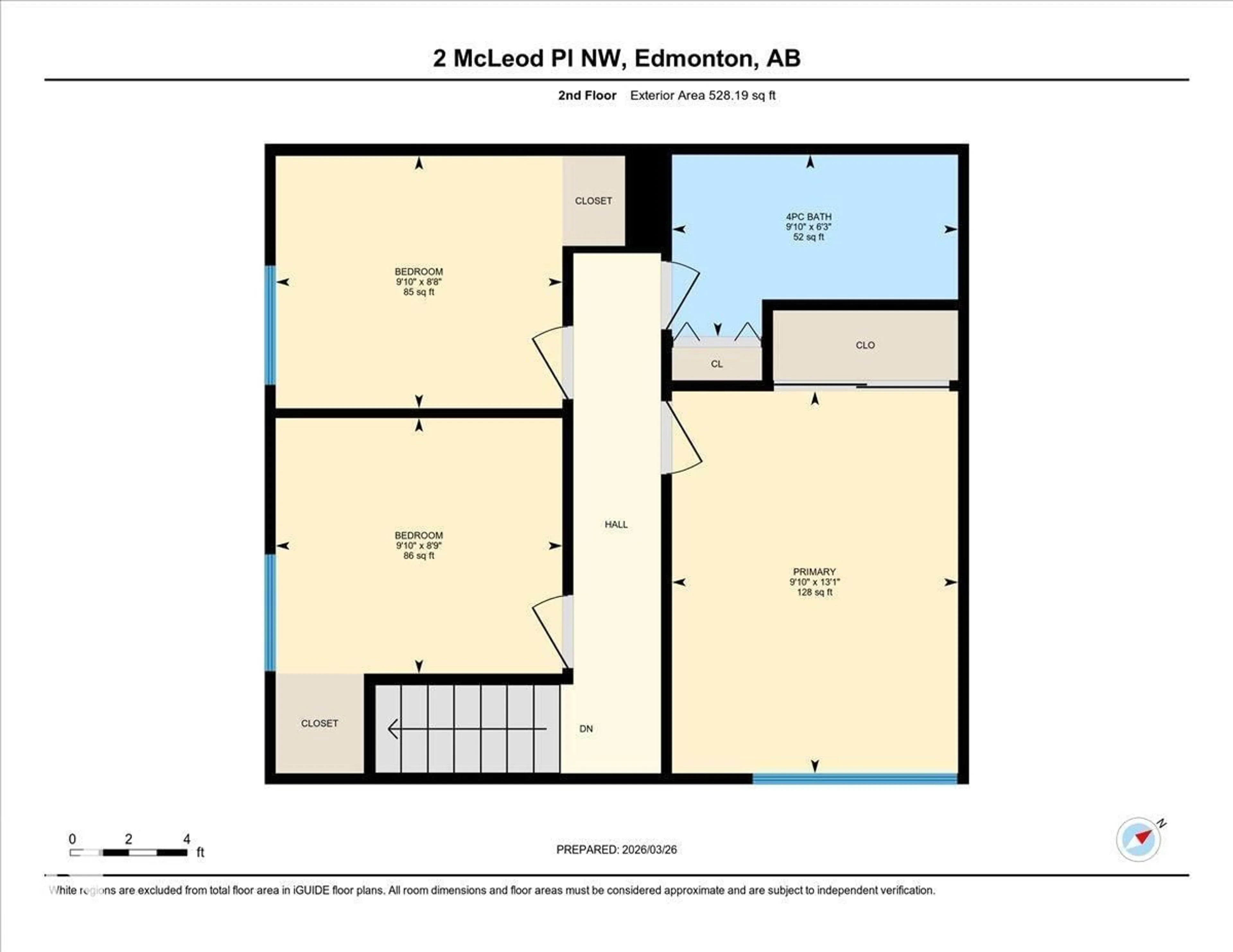 Floor plan for 2 MCLEOD PL, Edmonton Alberta T5A3A8