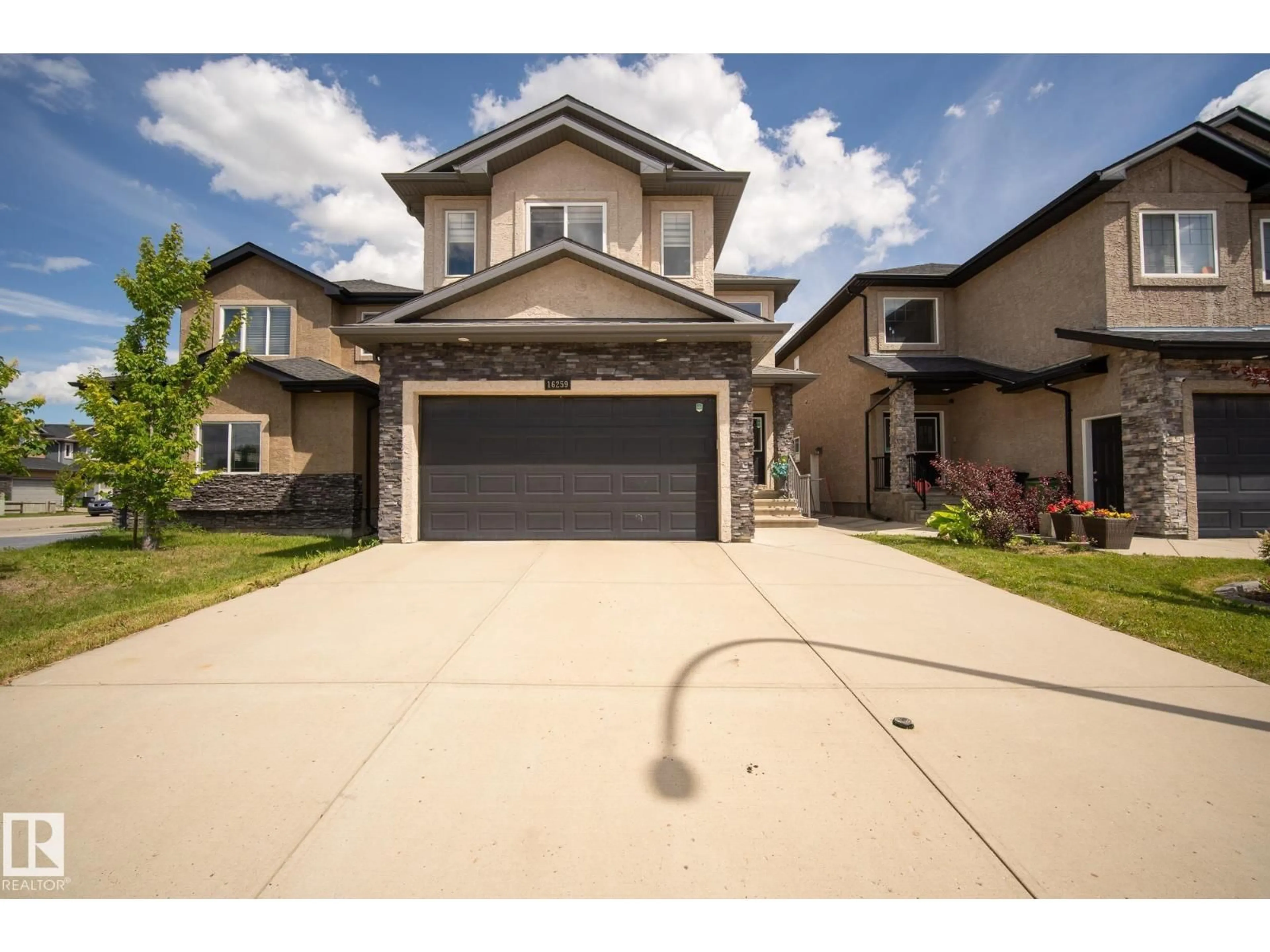 Home with brick exterior material, street for 16259 137 ST, Edmonton Alberta T6V0J7