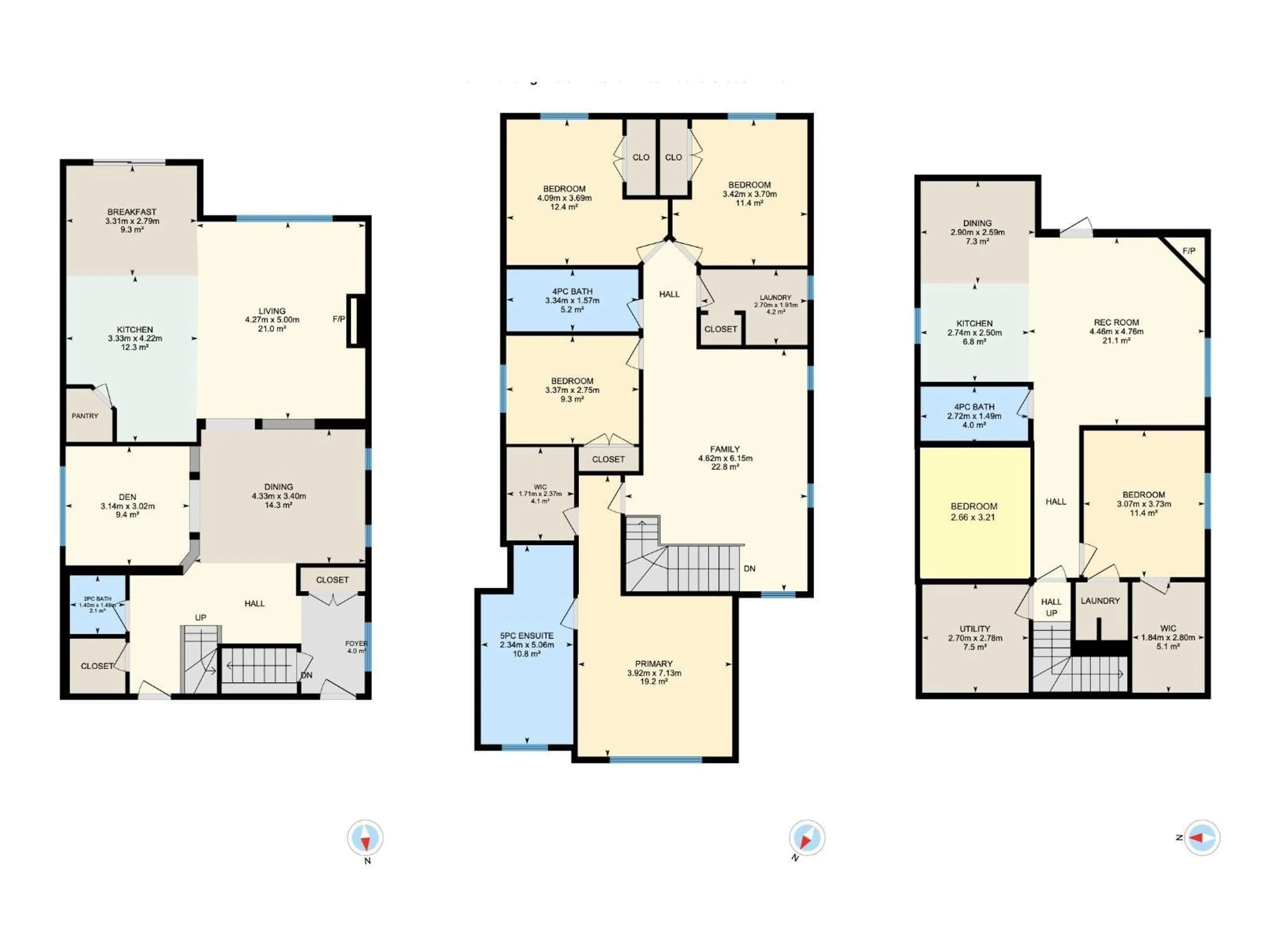 Floor plan for 729 37A AV, Edmonton Alberta T6T0S2
