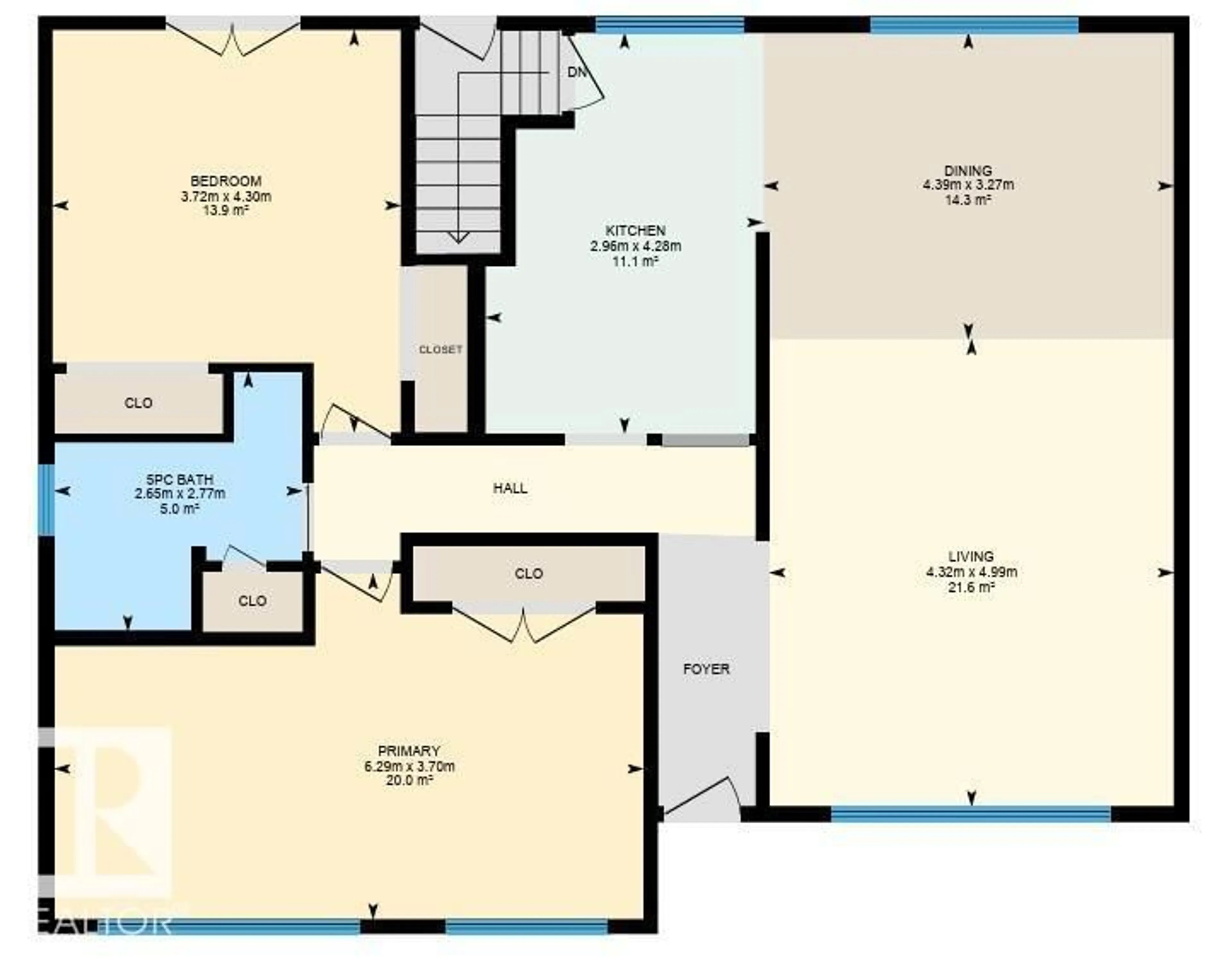 Floor plan for 6811 FULTON DR, Edmonton Alberta T6A3V7