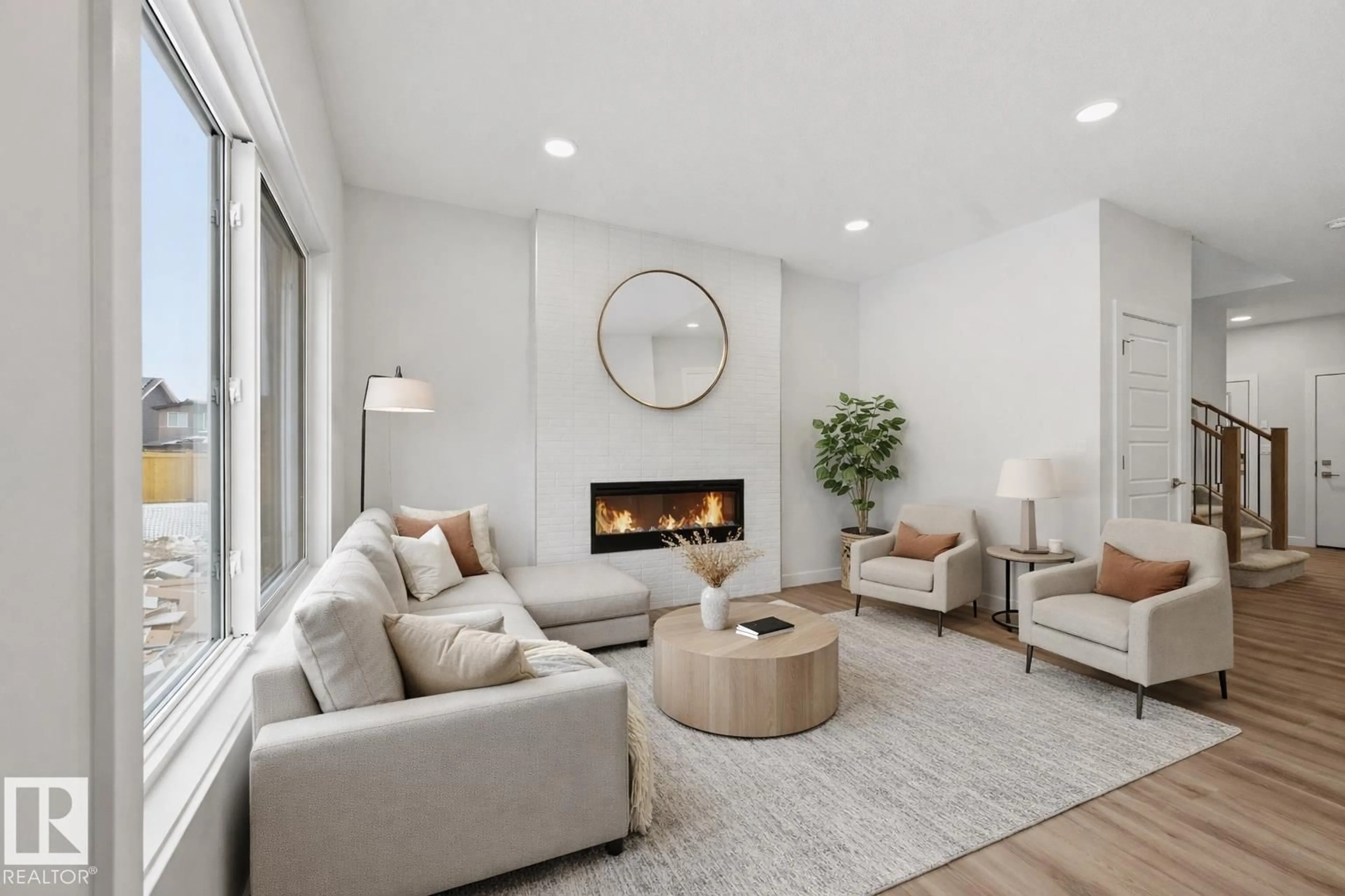 Living room with furniture, unknown for 3212 DIXON WY, Edmonton Alberta T6W5L3