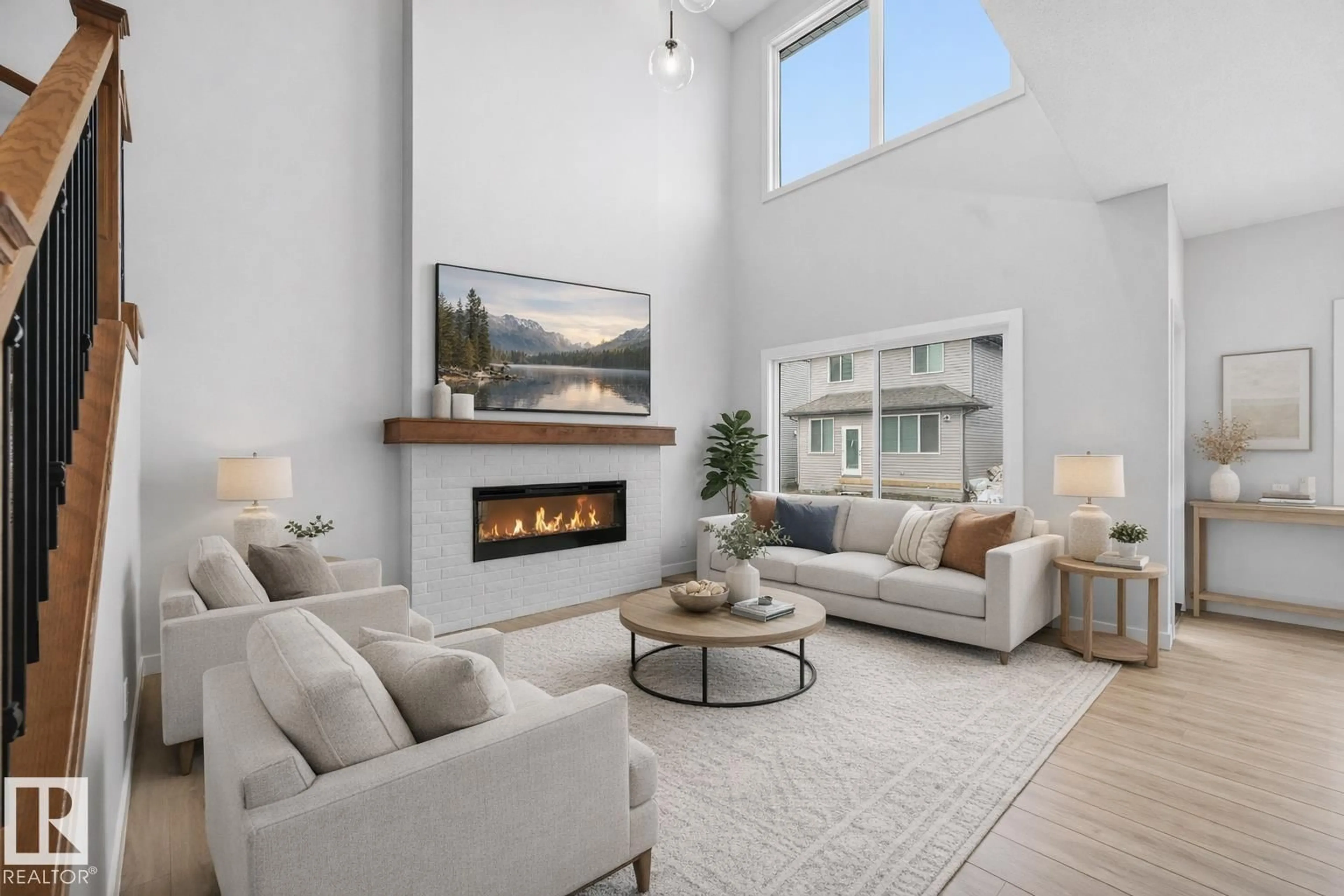 Living room with furniture, unknown for 3230 DIXON WY, Edmonton Alberta T6W5K9