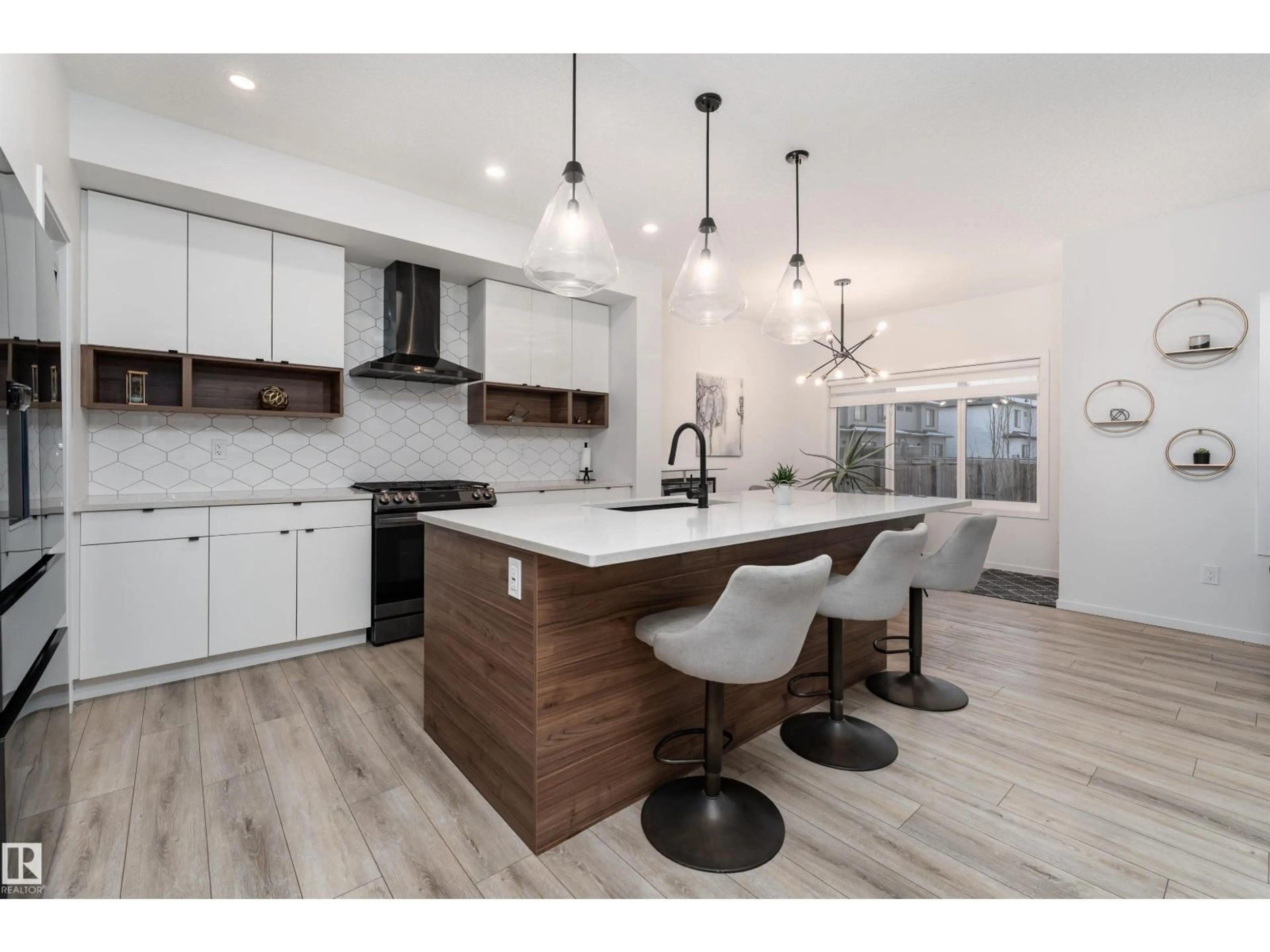 Open concept kitchen, unknown for 17450 80 ST, Edmonton Alberta T5Z0R7
