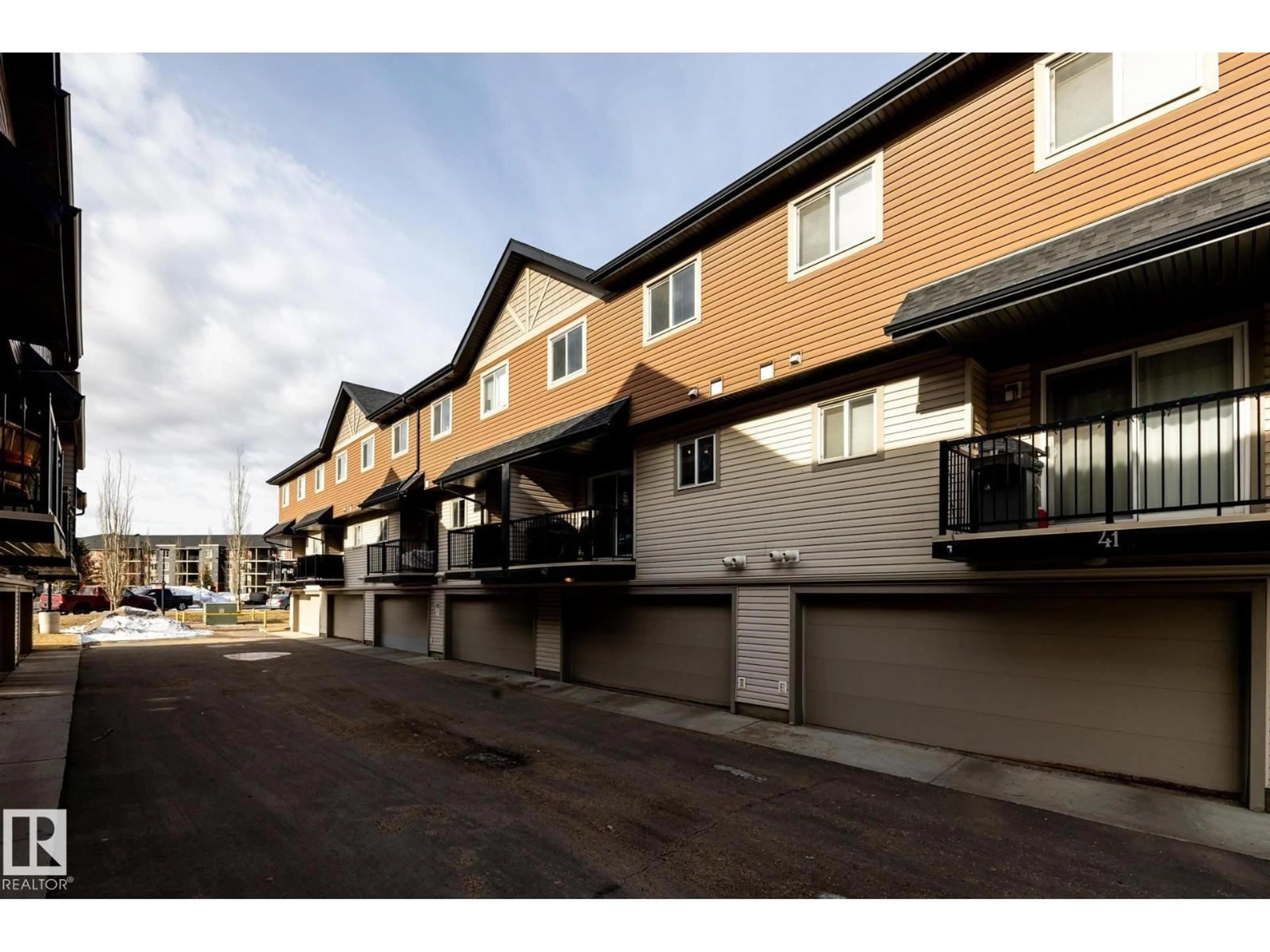 Patio, street for 40 - 12004 22 AV SW, Edmonton Alberta T6W0T1
