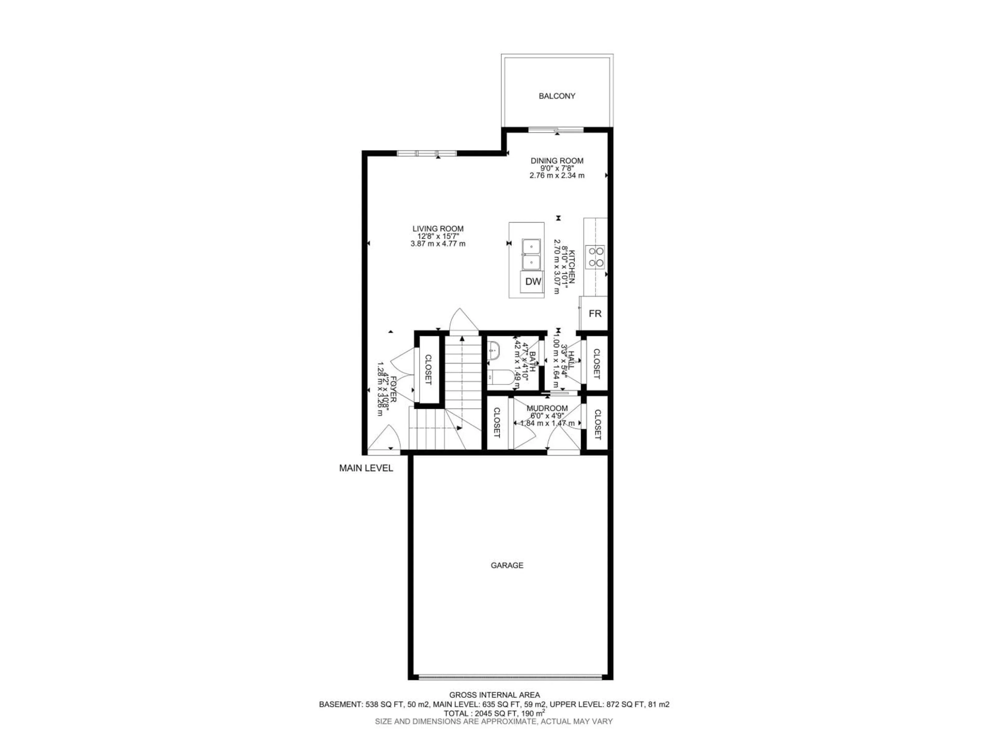 Floor plan for 4835 - 18 WRIGHT DR, Edmonton Alberta T6W3T2