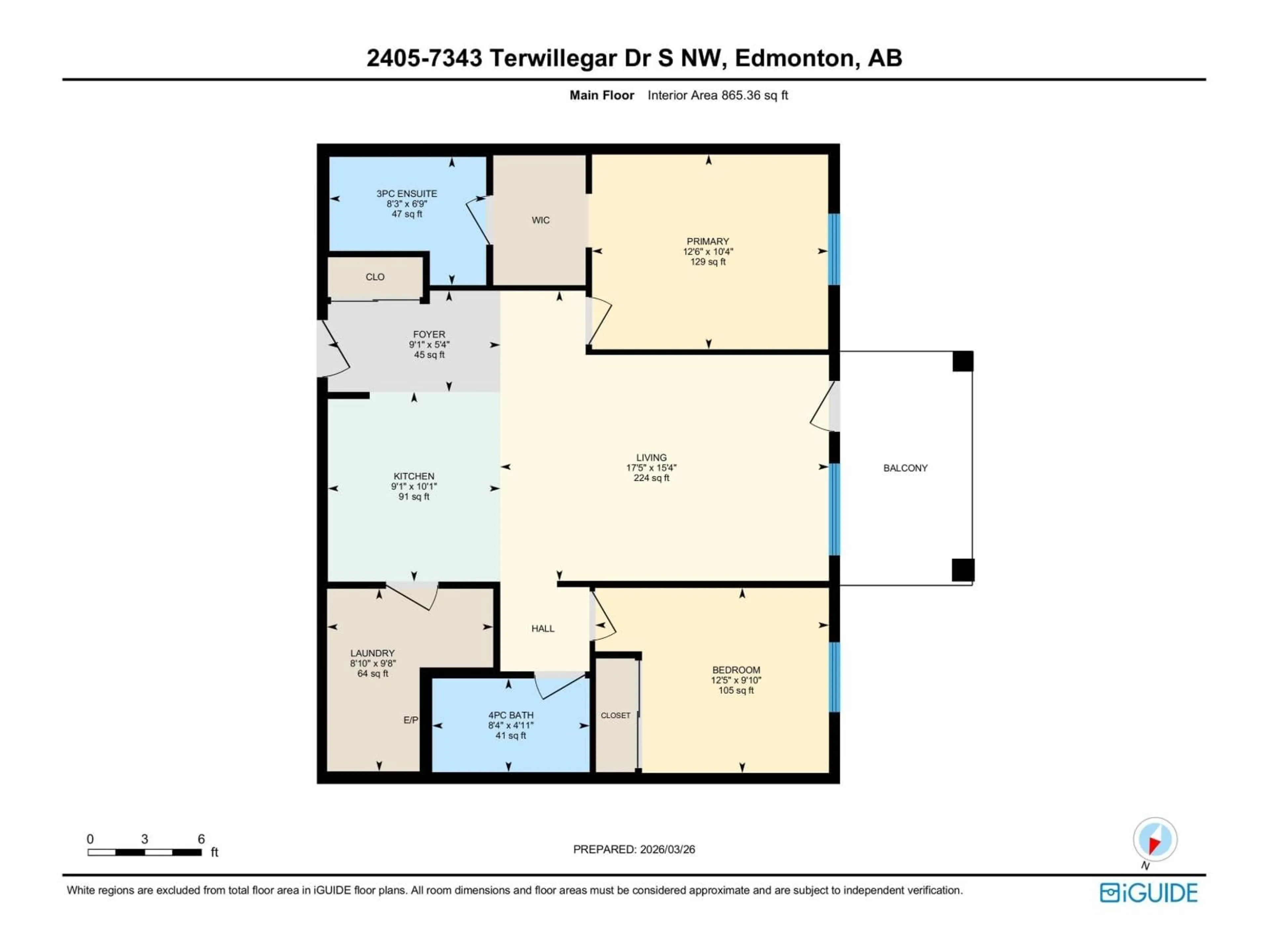 Floor plan for 2405 SOUTH TERWILLEGAR DR, Edmonton Alberta T6R0M2