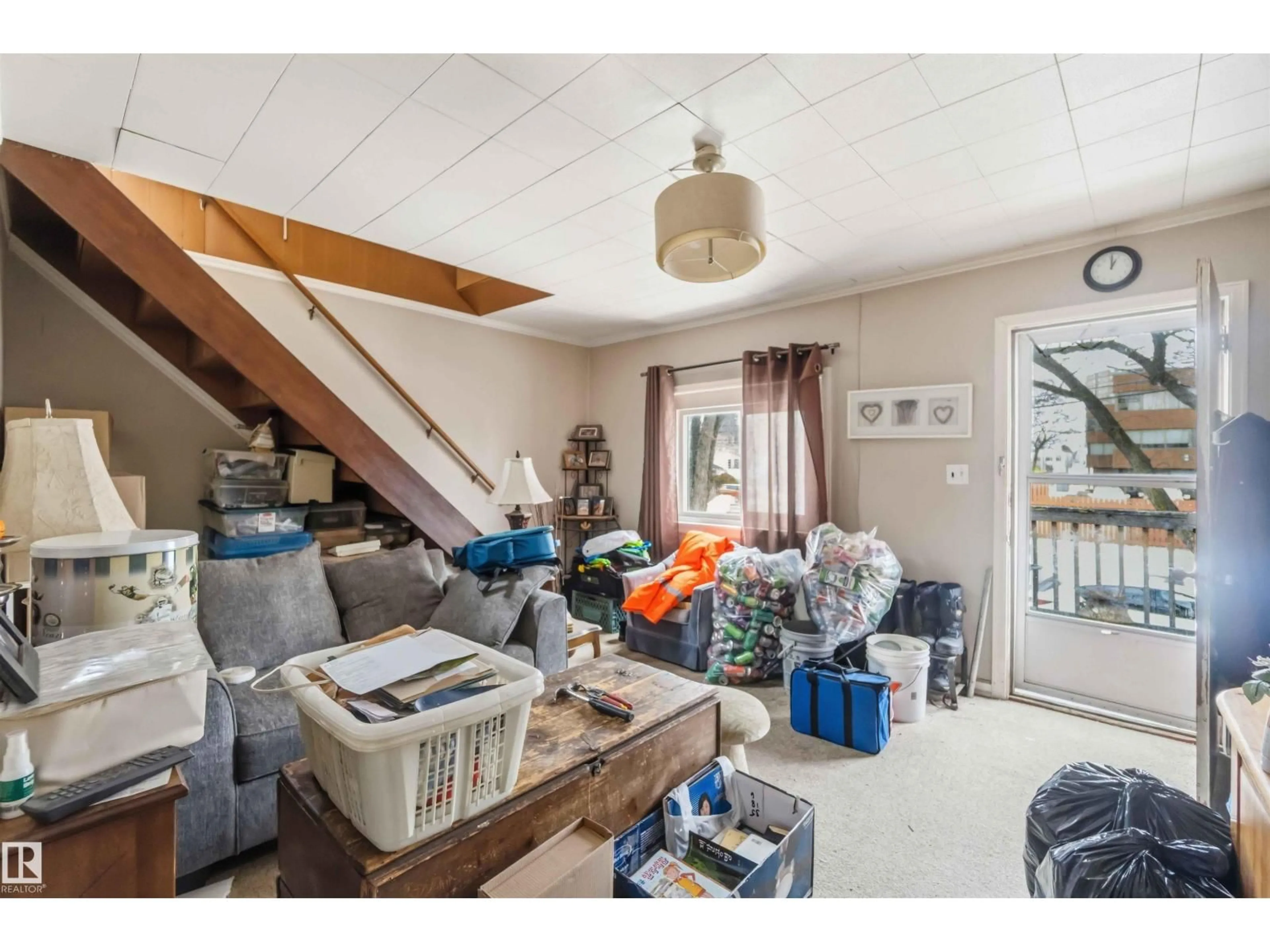 Living room with furniture, unknown for 10186 143 ST, Edmonton Alberta T5N2S2