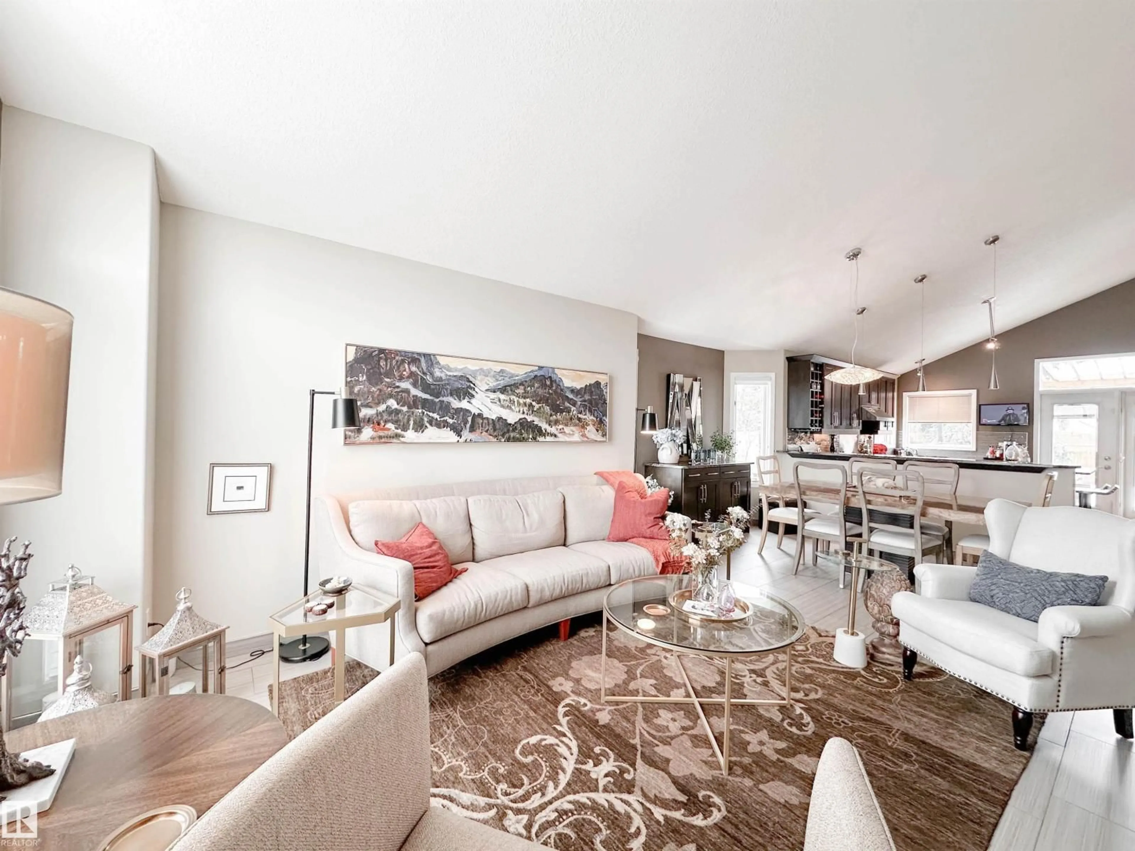 Living room with furniture, unknown for 9 DESLAURIERS CR, St. Albert Alberta T8N5Y4