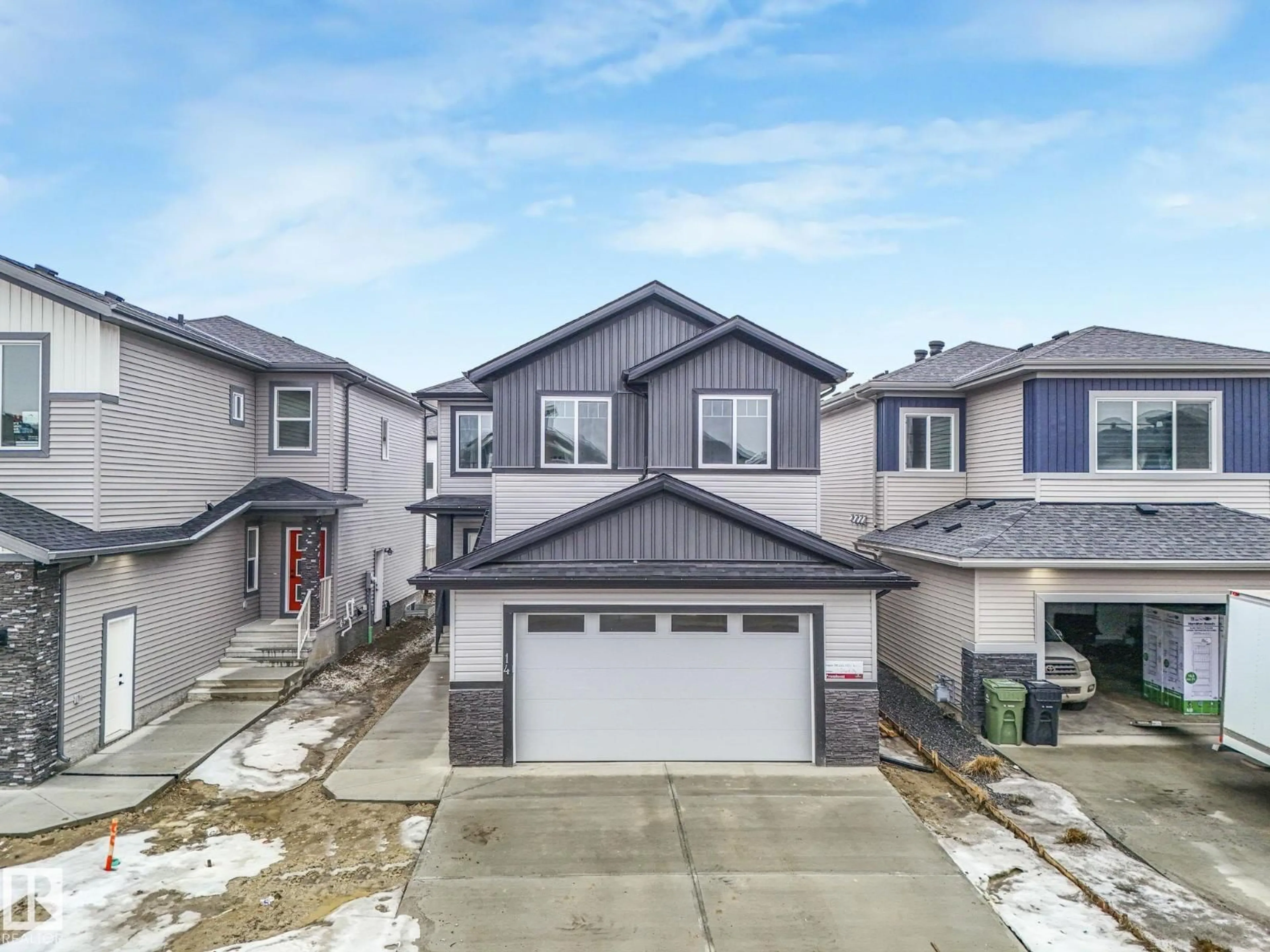 A pic from outside/outdoor area/front of a property/back of a property/a pic from drone, street for 14 DALQUIST BAY, Leduc Alberta T9E1N7