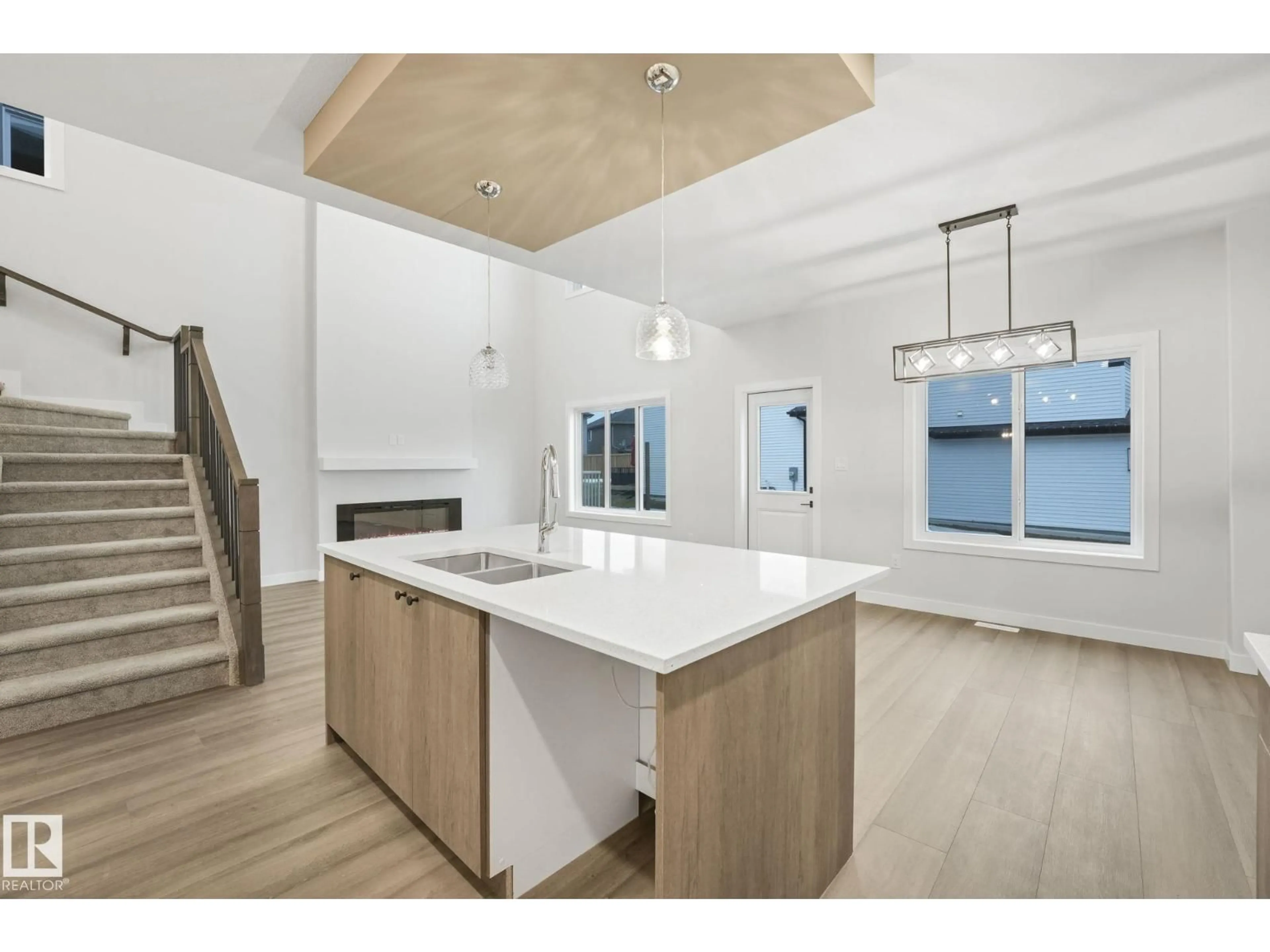 Open concept kitchen, unknown for 14 DALQUIST BAY, Leduc Alberta T9E1N7