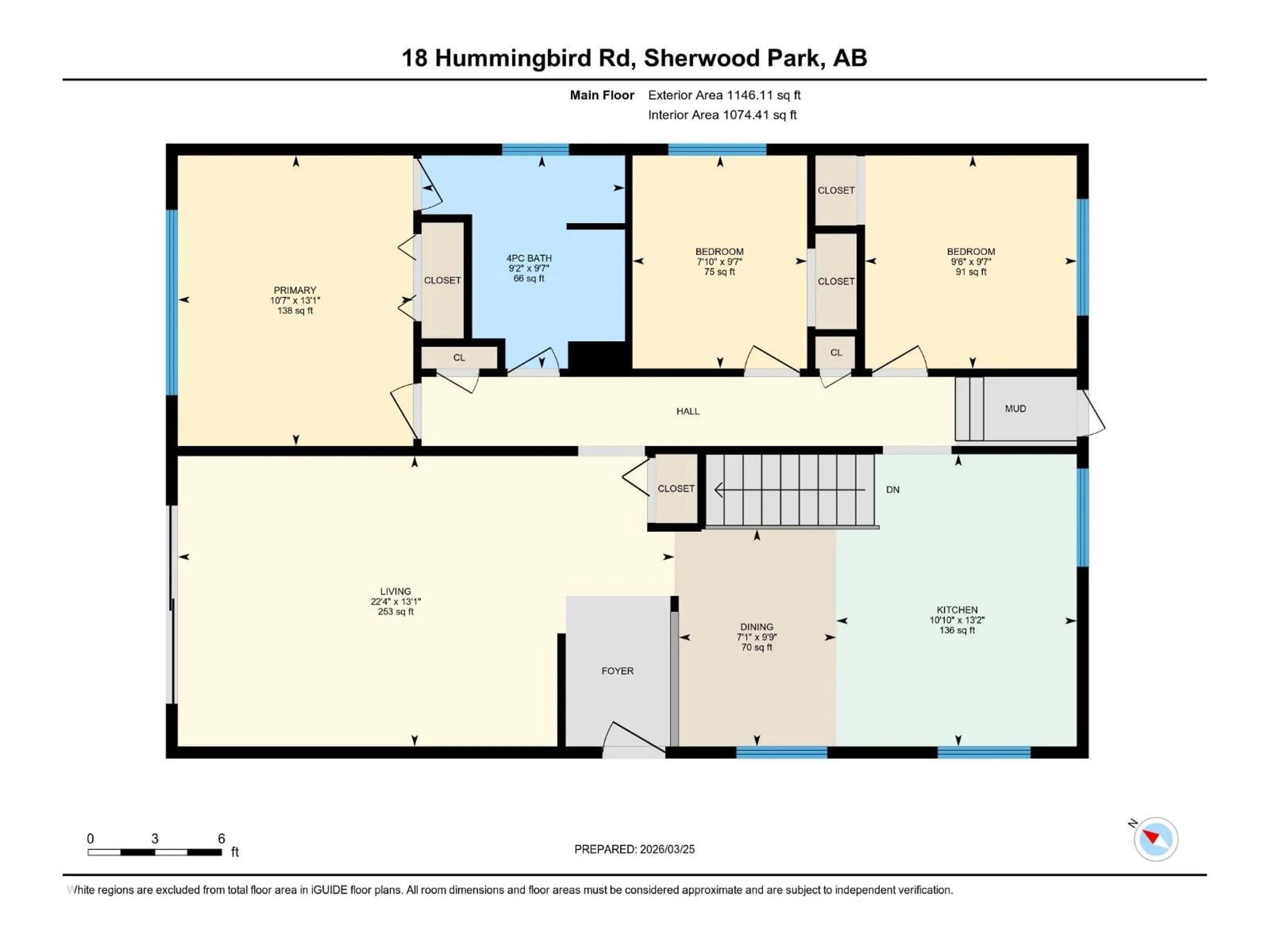 Floor plan for 18 HUMMINGBIRD RD, Sherwood Park Alberta T8A0A2