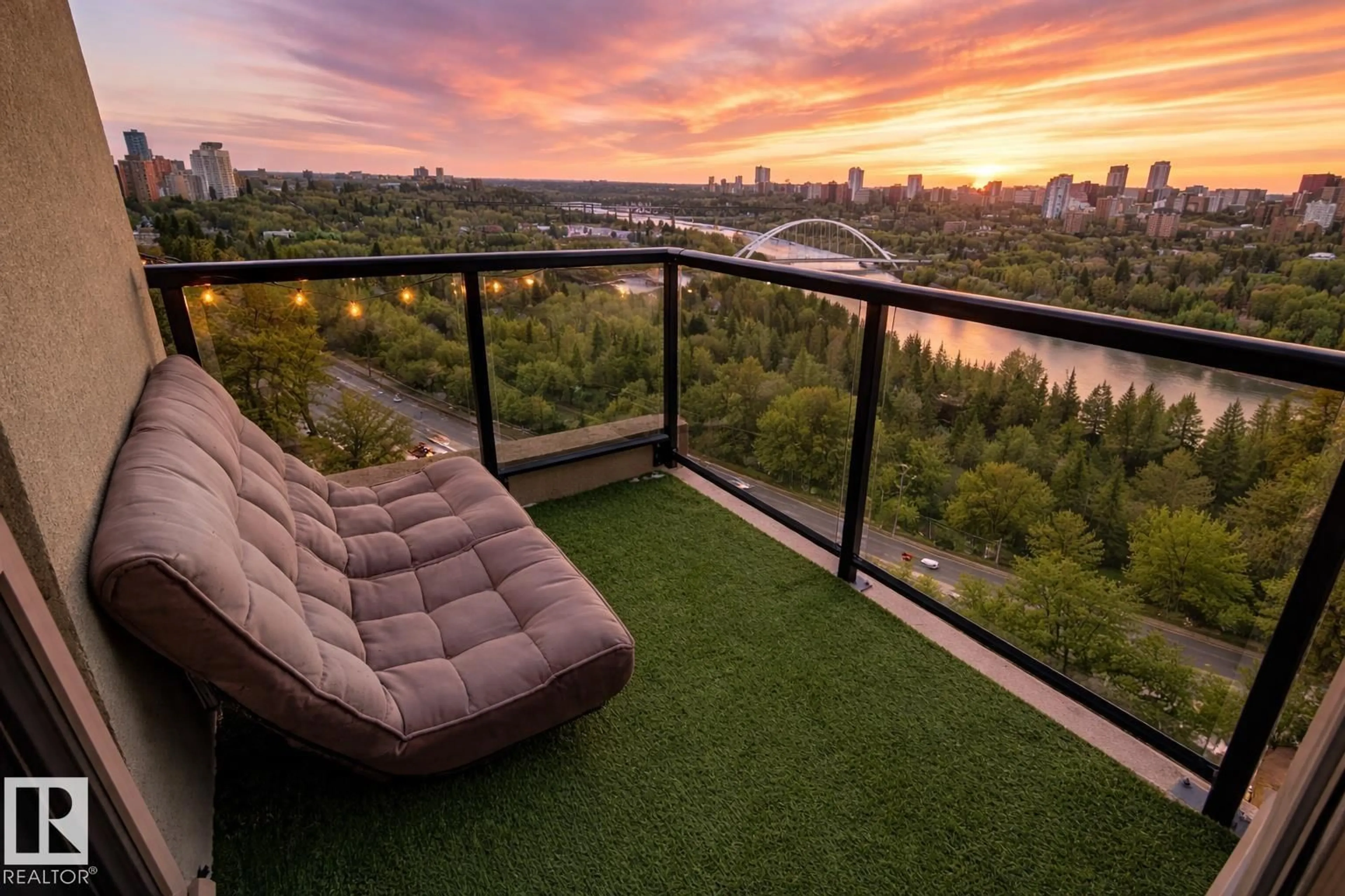 Patio, water/lake/river/ocean view for 1307 SASKATCHEWAN DR, Edmonton Alberta T6E6B6